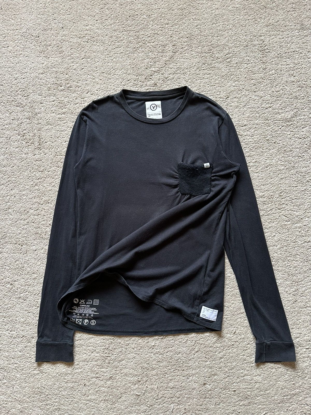 Visvim Old Visvim wrinkle Pocket Long-sleeve Tshirt Size US M / EU 48-50 / 2 - 4 Thumbnail