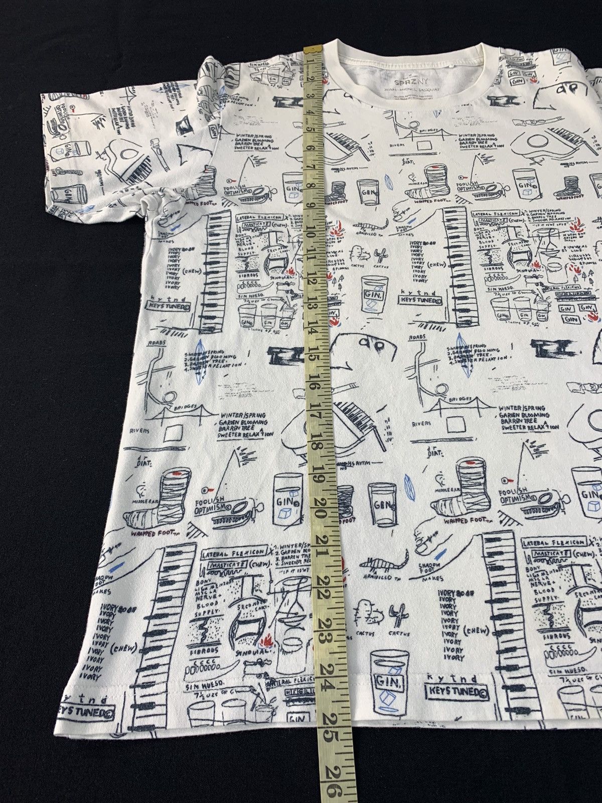 Jean-Michel Basquiat SPRZNY MoMA Jean Michel Basquiat Key Tuned All Over Printed Size US M / EU 48-50 / 2 - 8 Thumbnail