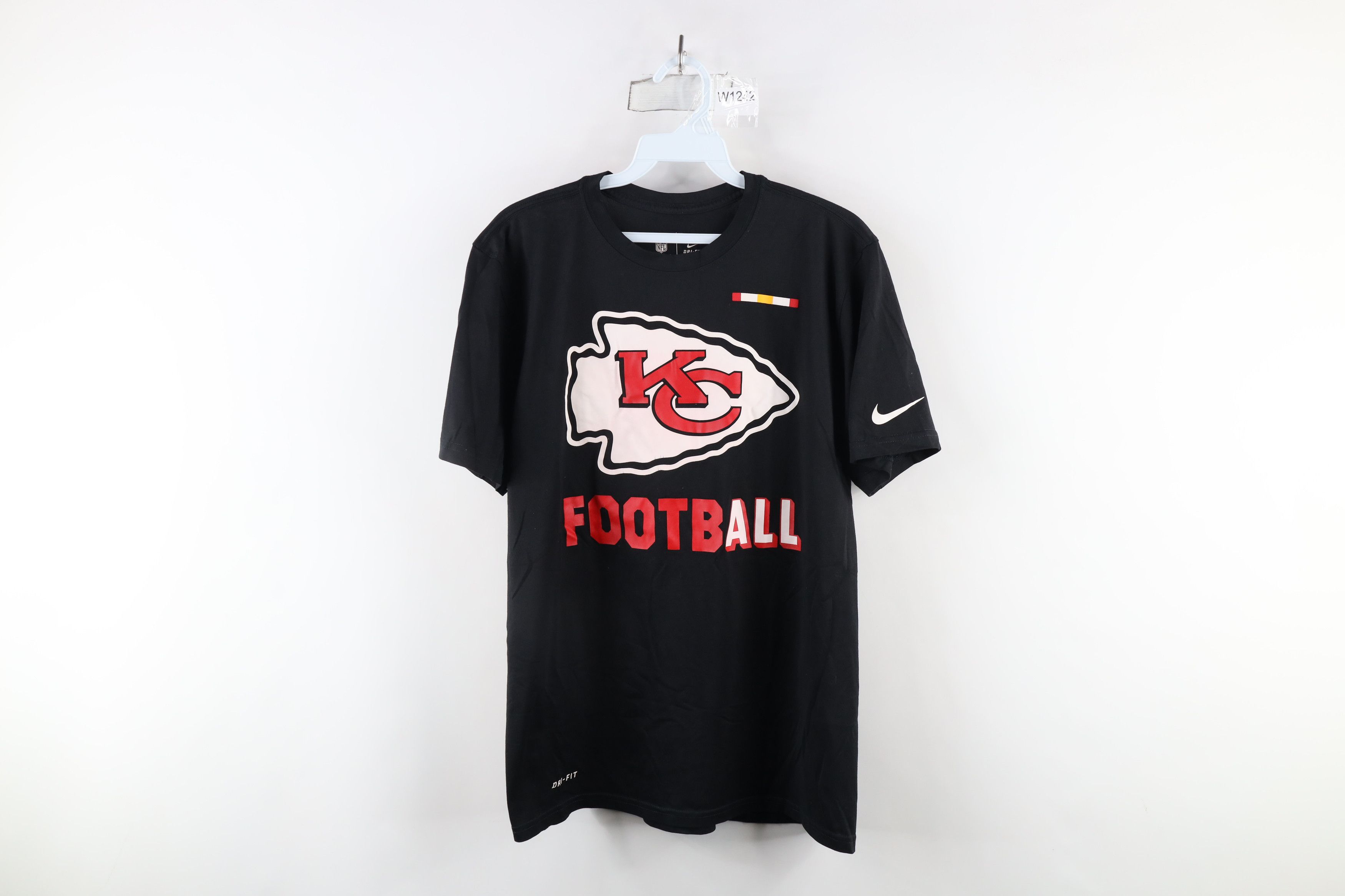 Nike × Vintage Nike On Field Kansas City Chiefs Football T-Shirt Black Size US M / EU 48-50 / 2 - 1 Thumbnail