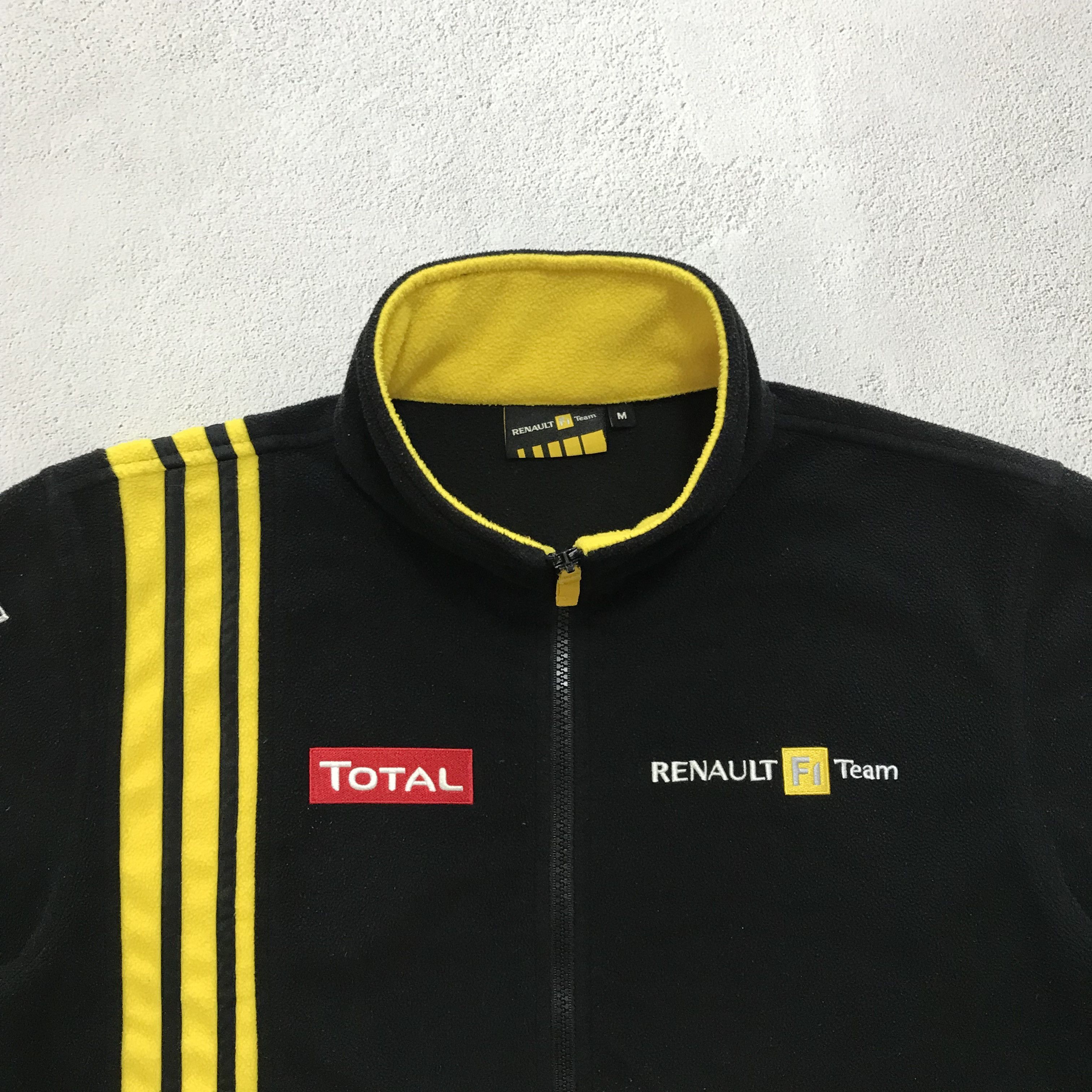 Formula 1 RENAULT F1 Team Total Vintage Fleece Jacket Rare Racing Size US M / EU 48-50 / 2 - 3 Thumbnail