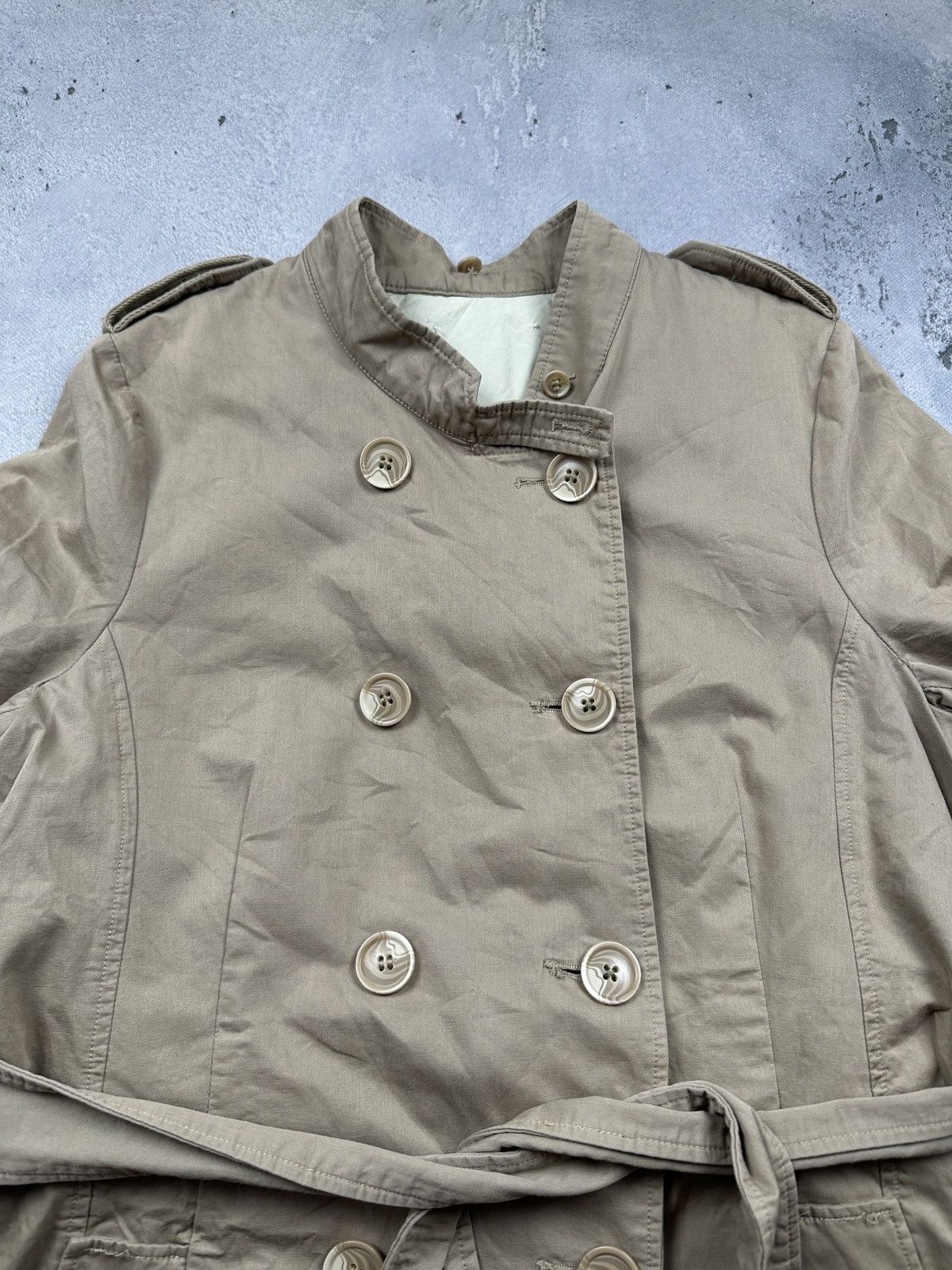 By Malene Birger By Malene Birger Vintage Trench Coat Belted Cotton Classic Size L / US 10 / IT 46 - 6 Thumbnail