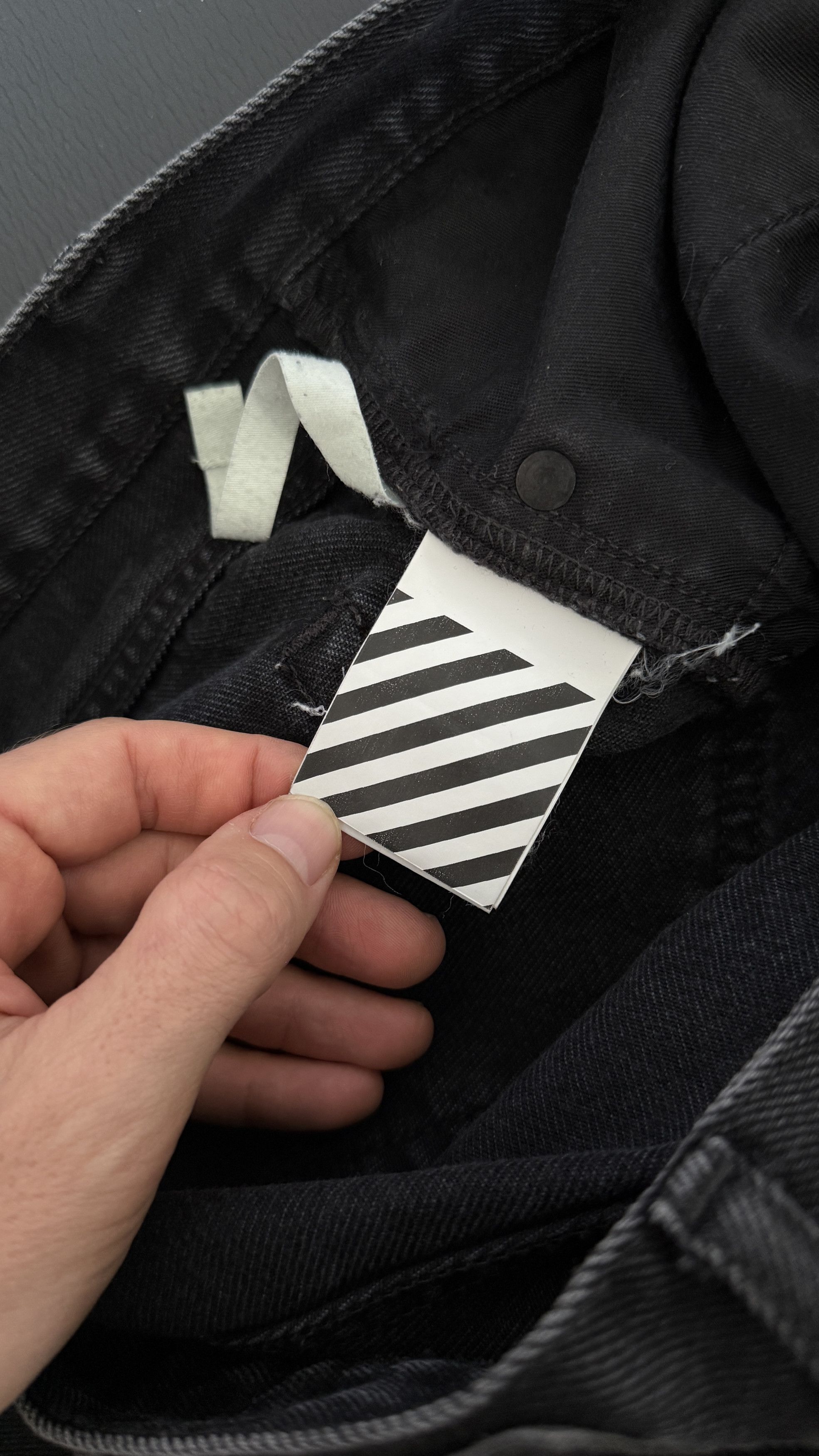 Off-White Denim Jeans Drawstring Size US 34 / EU 50 - 5 Thumbnail