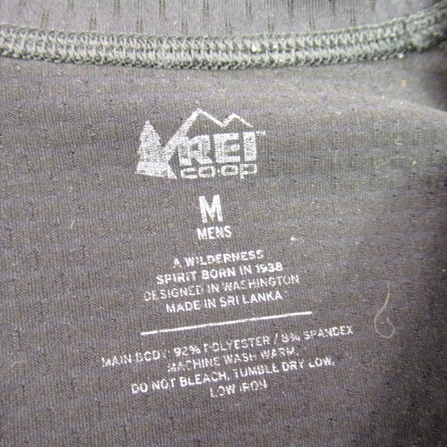 Vintage REI Shirt Mens M Long Sleeve Crew Neck Black Stretch Lightweight Workout Shirt Size US M / EU 48-50 / 2 - 3 Thumbnail