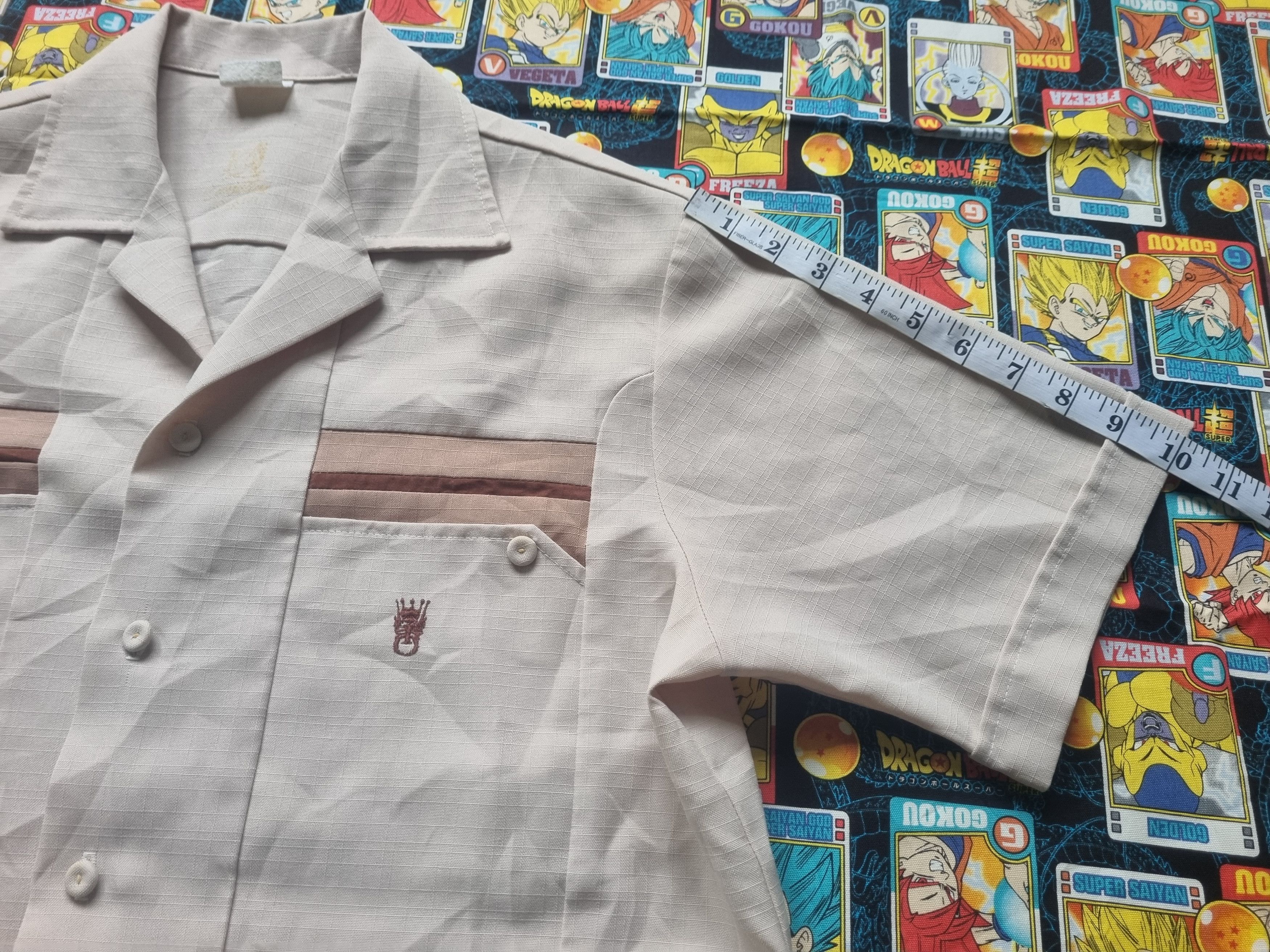 IOLANI Vtg 70s Iolani Executive Beige Hawaiian Cabana Rocky Shirt L Size US L / EU 52-54 / 3 - 6 Thumbnail