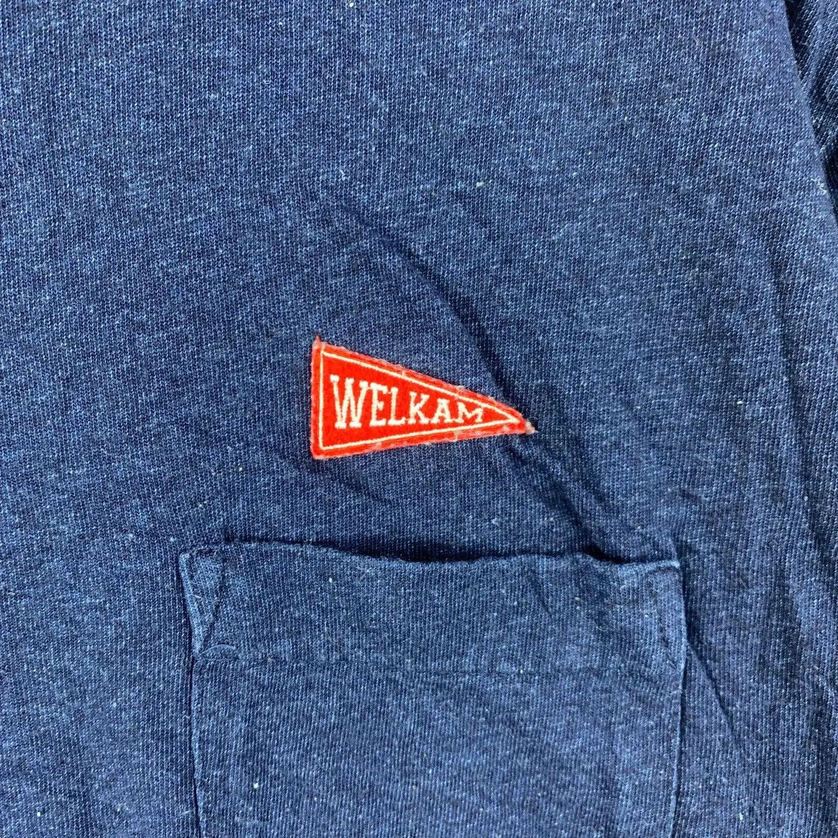 Vintage WELKAM JAPAN SKATEBOARD Natural Dye Baggy Tee Shirt Size US L / EU 52-54 / 3 - 6 Thumbnail