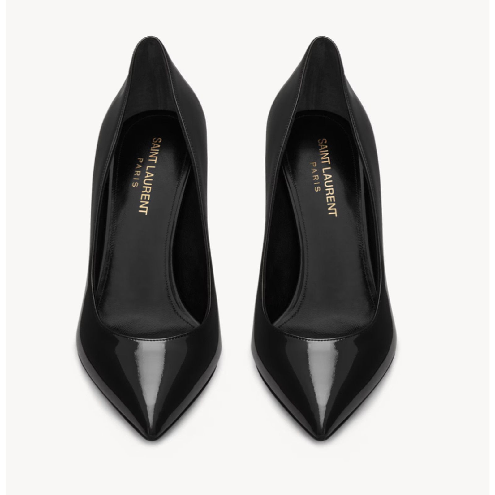 Yves Saint Laurent Saint Laurent Opyum 85 Black Patent Leather Gold YSL 36 Size US 6 / IT 36 - 9 Thumbnail