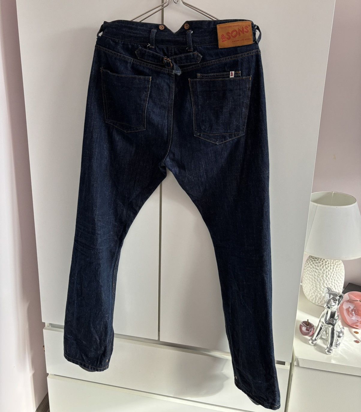 &SONS & SONS Denim Selvage Japanese Jeans Work Wear Engineered Size US 32 / EU 48 - 1 Thumbnail
