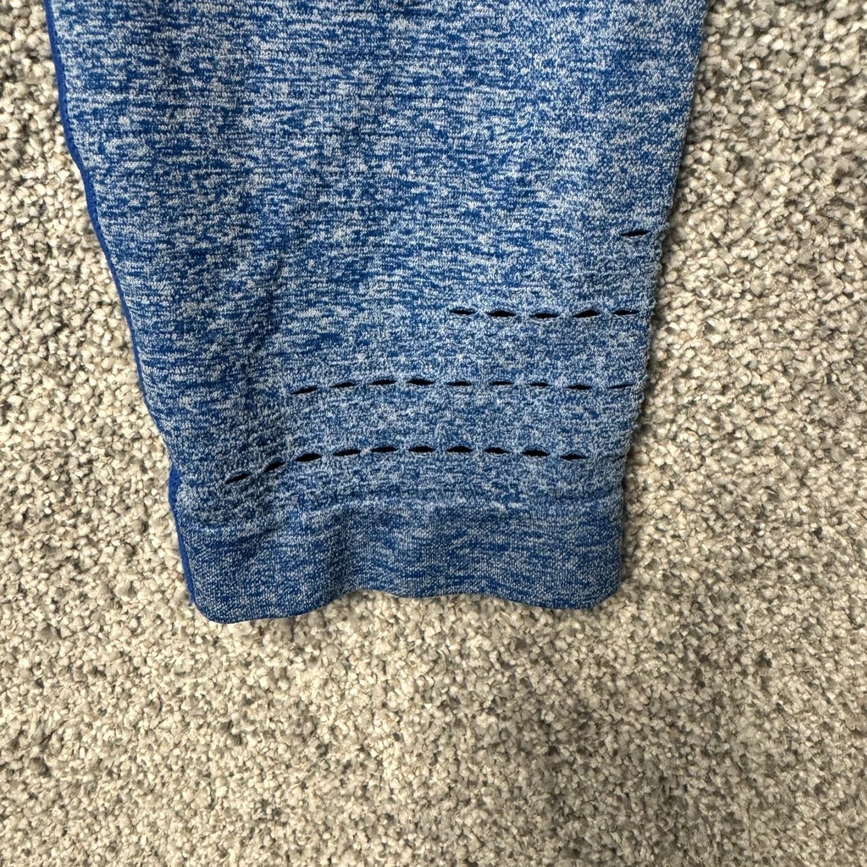 Gymshark Gymshark Leggings Womens XS Blue Seamless High Rise Cropped Capri DRY Wicking Size 26" / US 2 / IT 38 - 7 Thumbnail