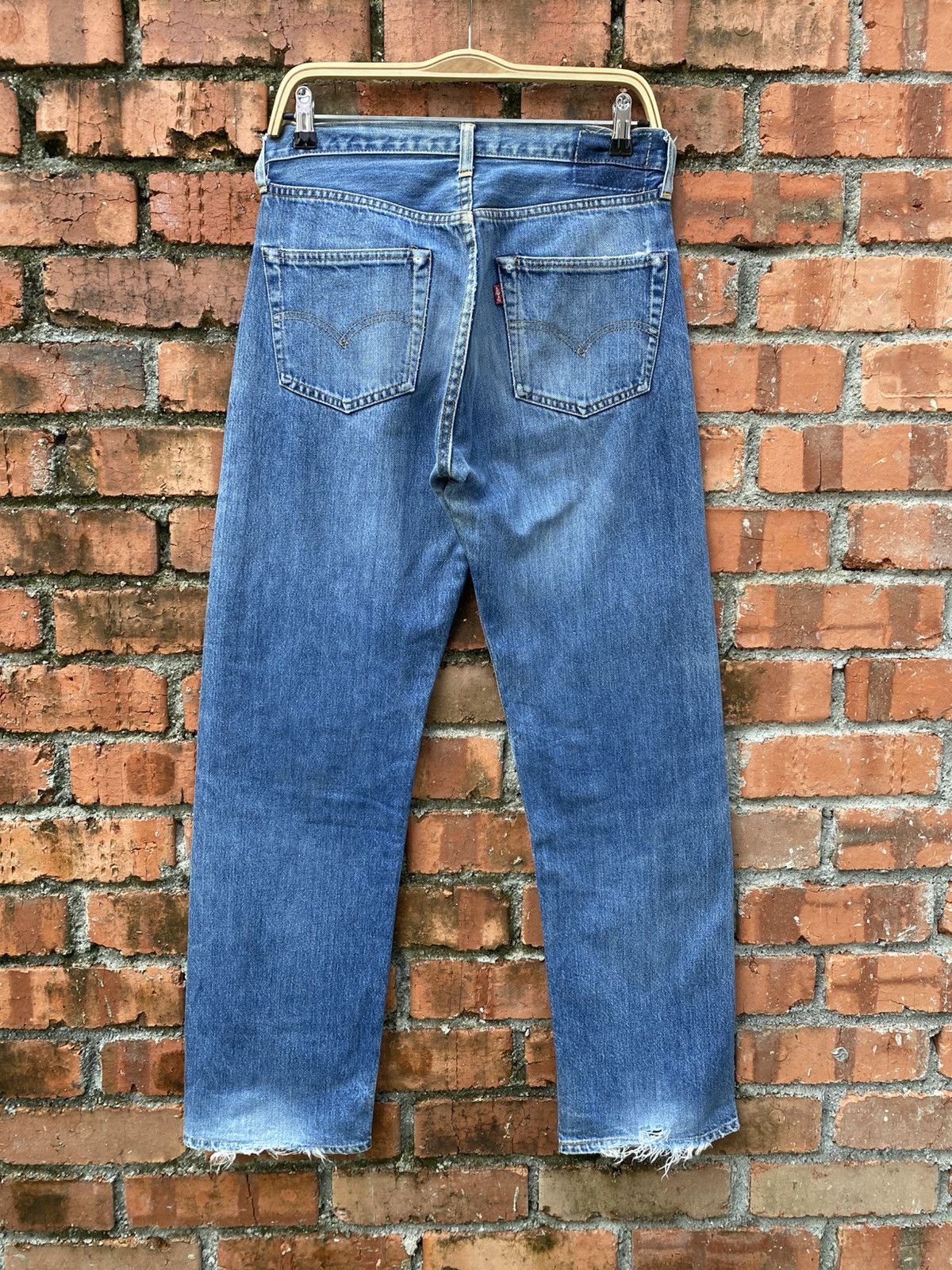 Levi's × Levi's Vintage Clothing × Vintage W31x30.5 Vintage levi's 501xx redline big E denime USA Size US 31 - 2 Thumbnail