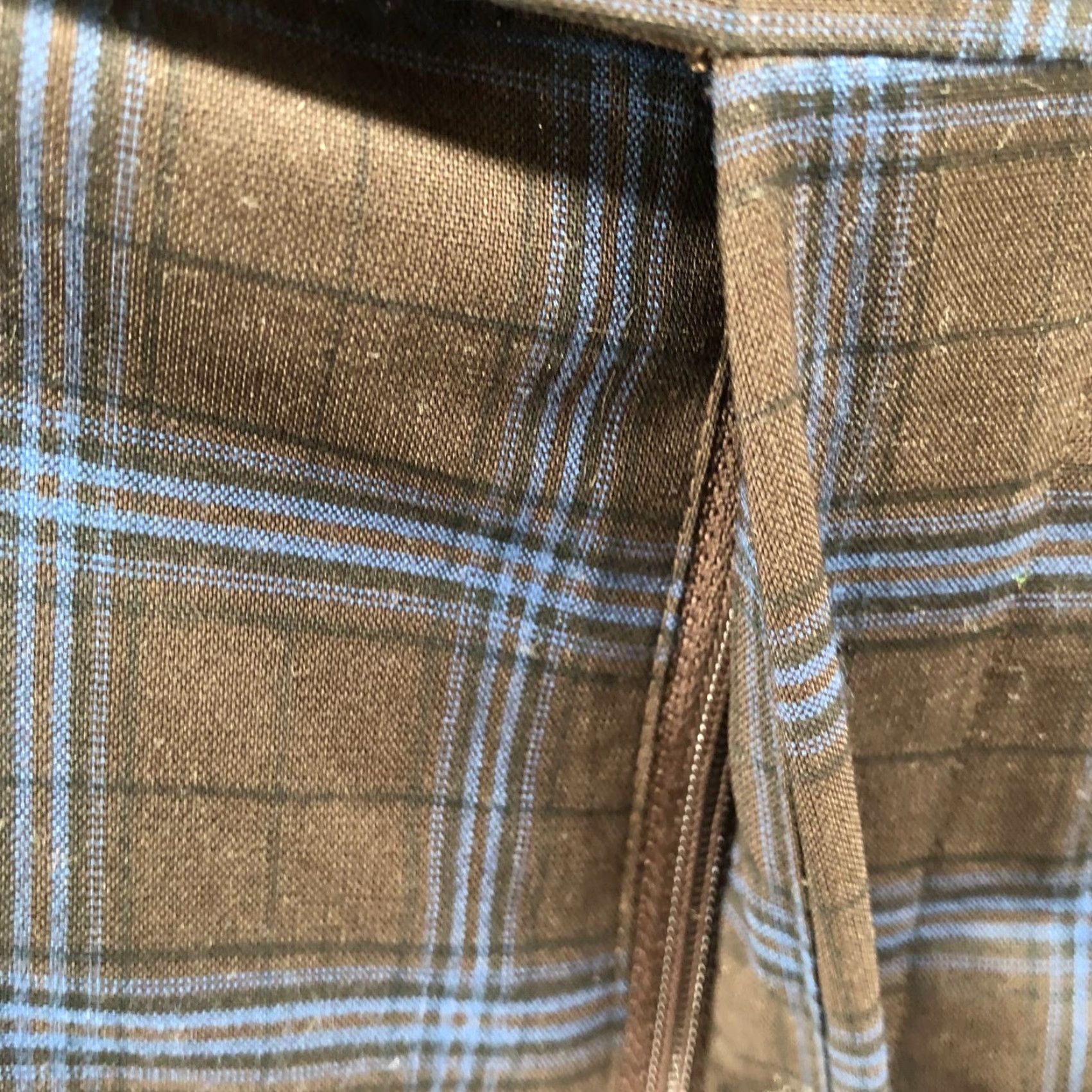 Vintage The Savile Row Plaid Strand Dress Pants Mens 42x35 Brown Blue Straight Leg Dress Pants Mens 42 Brown Blue Plaid Strai Size US 42 / EU 58 - 5 Thumbnail