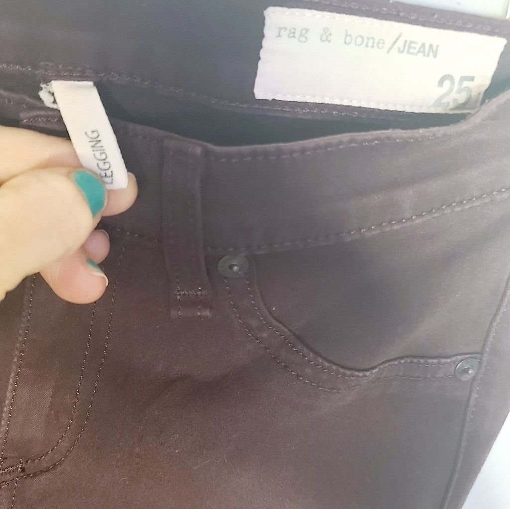 Rag & Bone Rag & Bone jeans legging skinny mid rise purple sz 25 Size 25" / US 0 / IT 36 - 7 Thumbnail