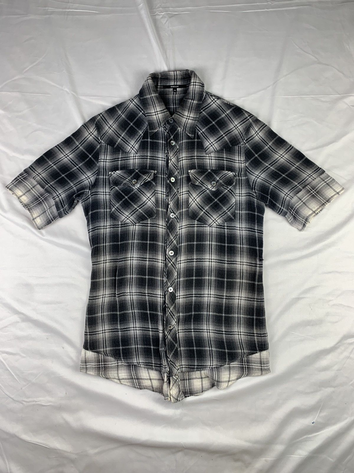 SHELLAC Japan Plaid Extra Fabric Flannel Western Shirt