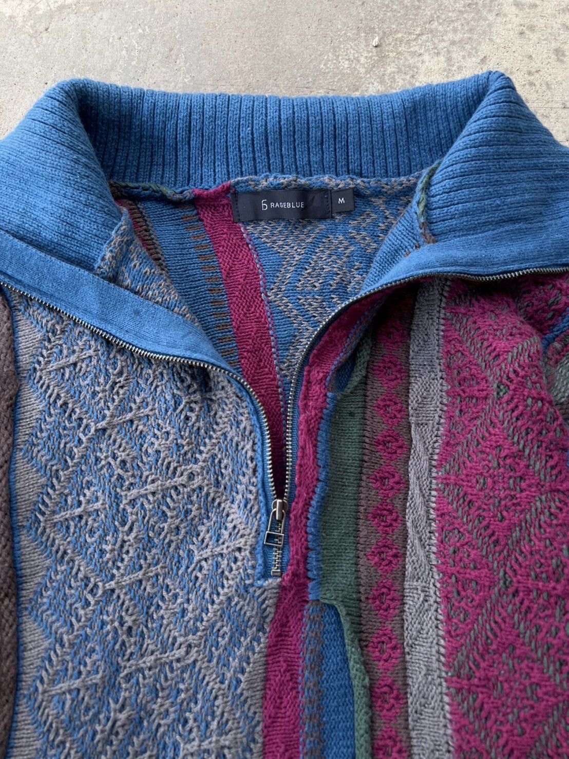 Vintage Coogi Style Sweater Half Zip Japanese Brand Size US M / EU 48-50 / 2 - 4 Thumbnail