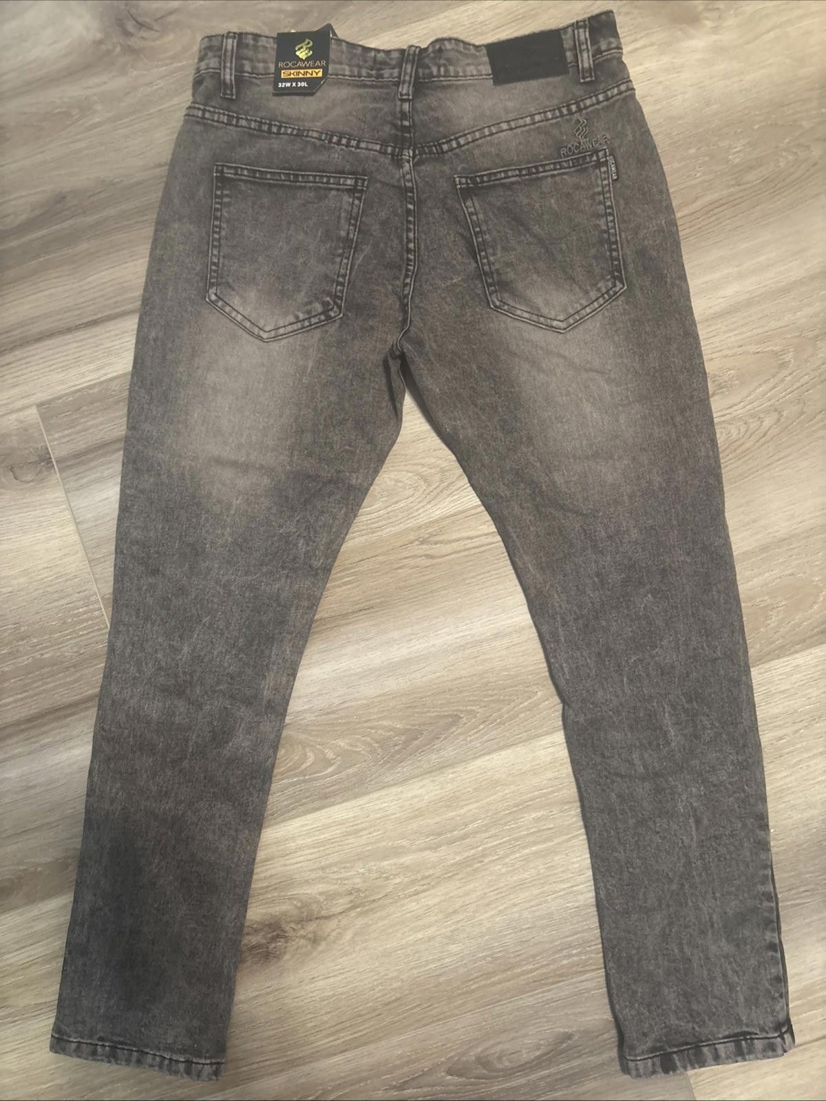Rocawear Rocawear Mens Straight Jeans 32x30 Denim Pants Classic NWT Size US 32 / EU 48 - 5 Thumbnail