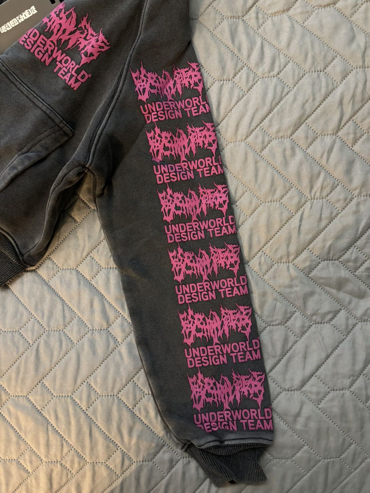Reckless Scholars Reckless Scholars UWDT PINK WMNS STONE WASH ZIP HOODIE Size L / US 10 / IT 46 - 3 Thumbnail