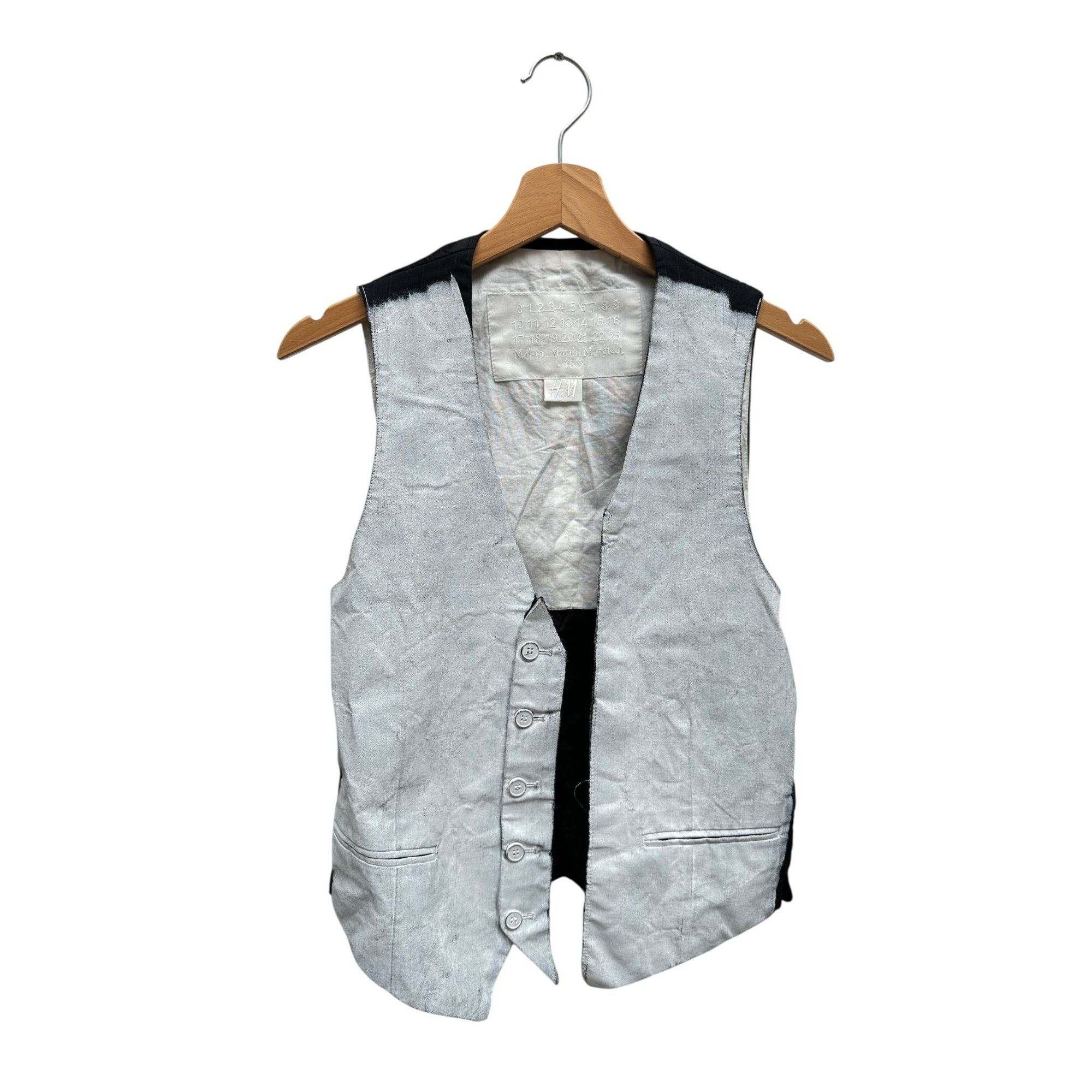 Maison Margiela Painted Waistcoat / Vest Size US S / EU 44-46 / 1 - 1 Thumbnail