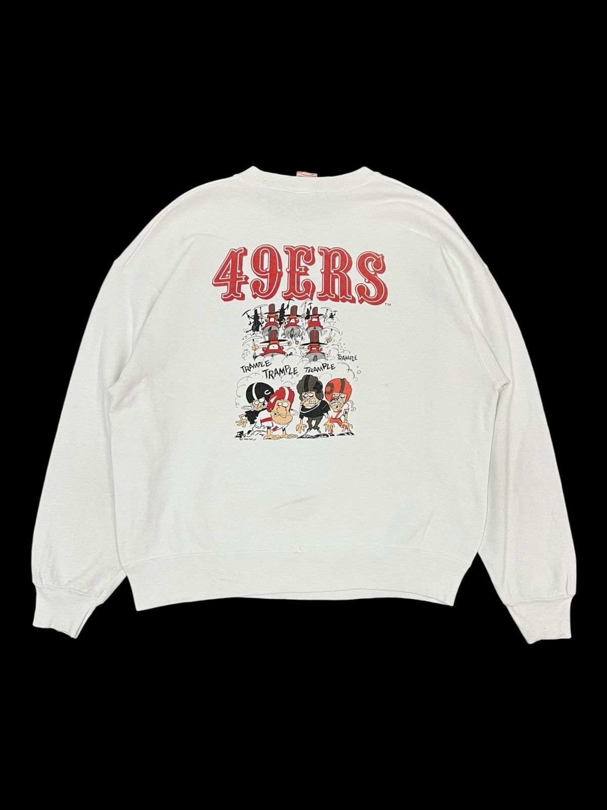 NFL VINTAGE 1989 49ERS AMERICAN FOOTBALL SPORT SWEATSHIRT Size US L / EU 52-54 / 3 - 2 Thumbnail