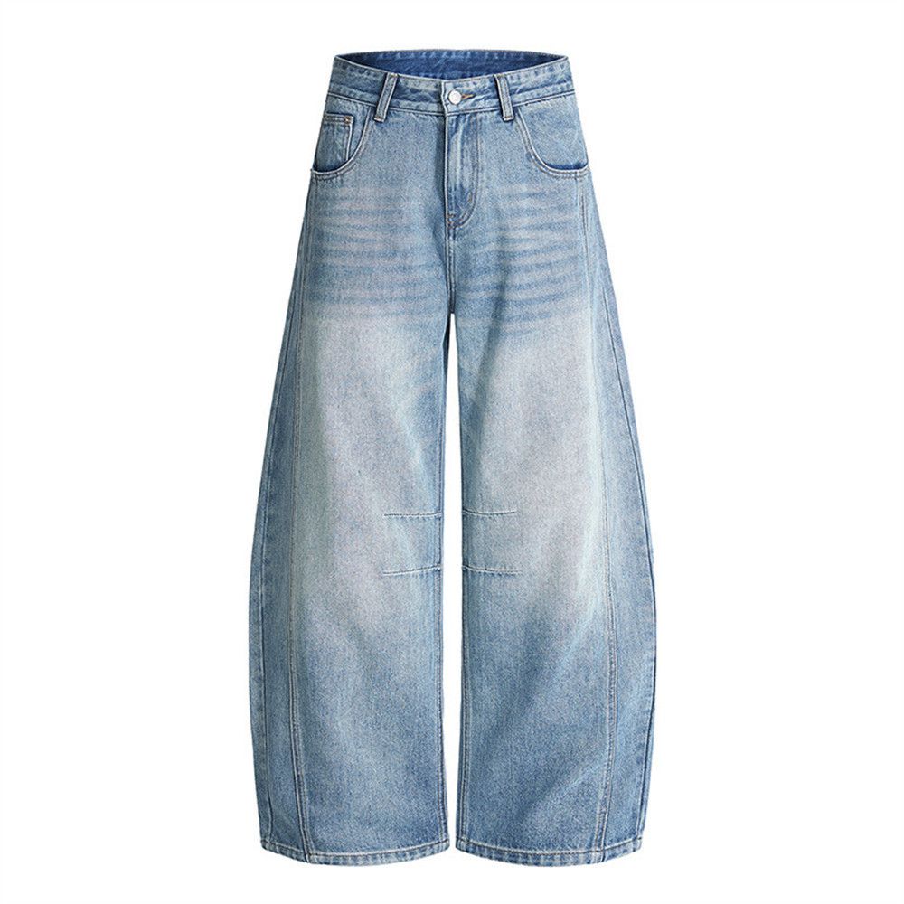 Jean Men's street vintage washed distressed scimitar jeans Size US 32 / EU 48 - 1 Thumbnail