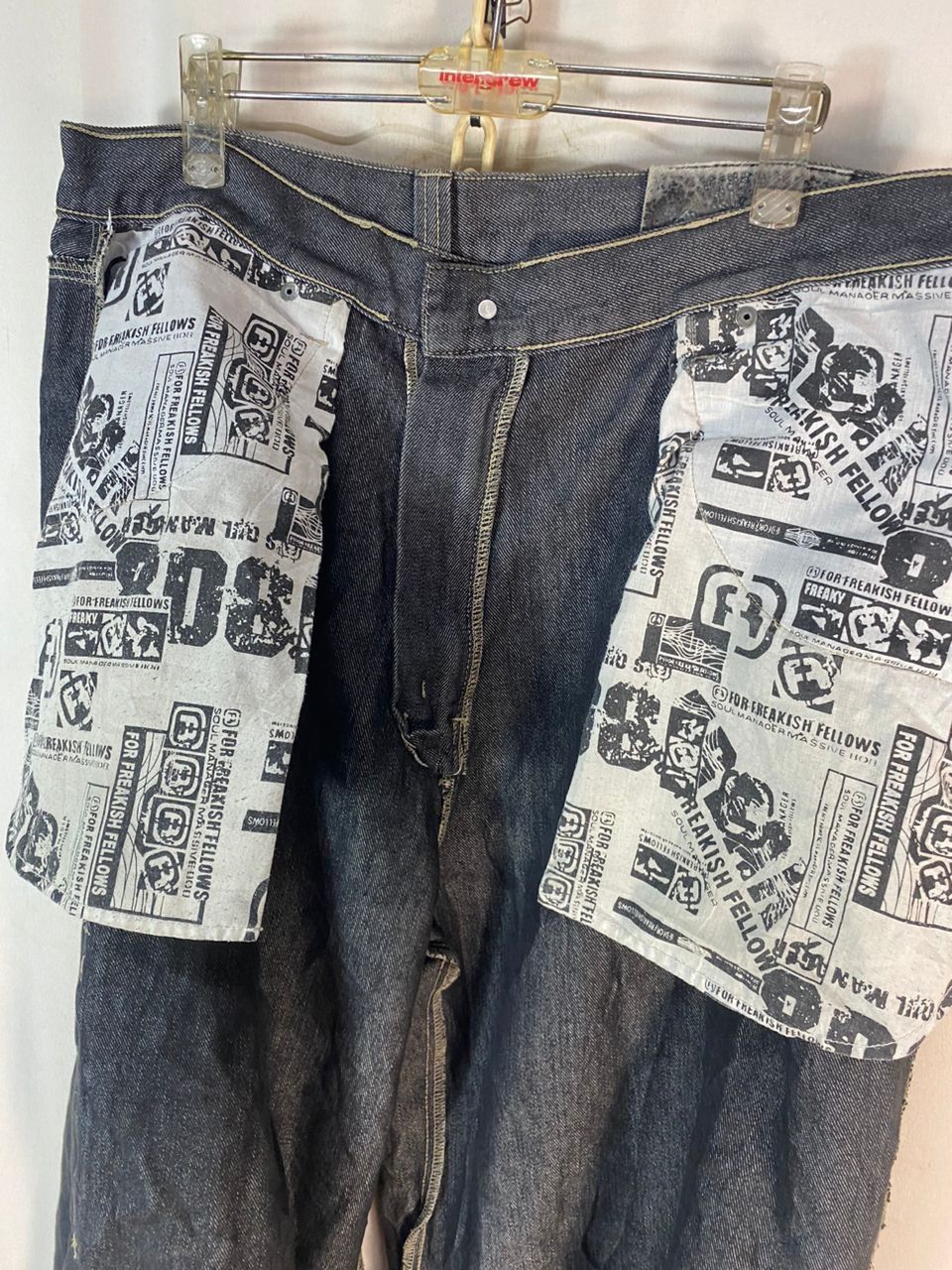 Other Freaky massive distressed denim baggy cargo pants Size US 36 / EU 52 - 11 Thumbnail
