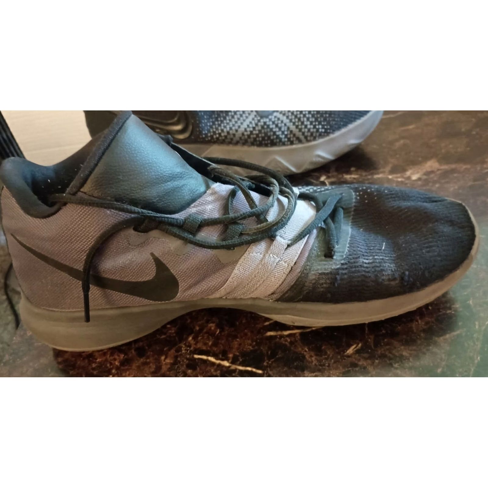 Nike Nike Kyrie Flytrap Sneakers Men's Size 13 Black Thunder Gray lace up As Is Size US 12 / EU 45 - 5 Thumbnail