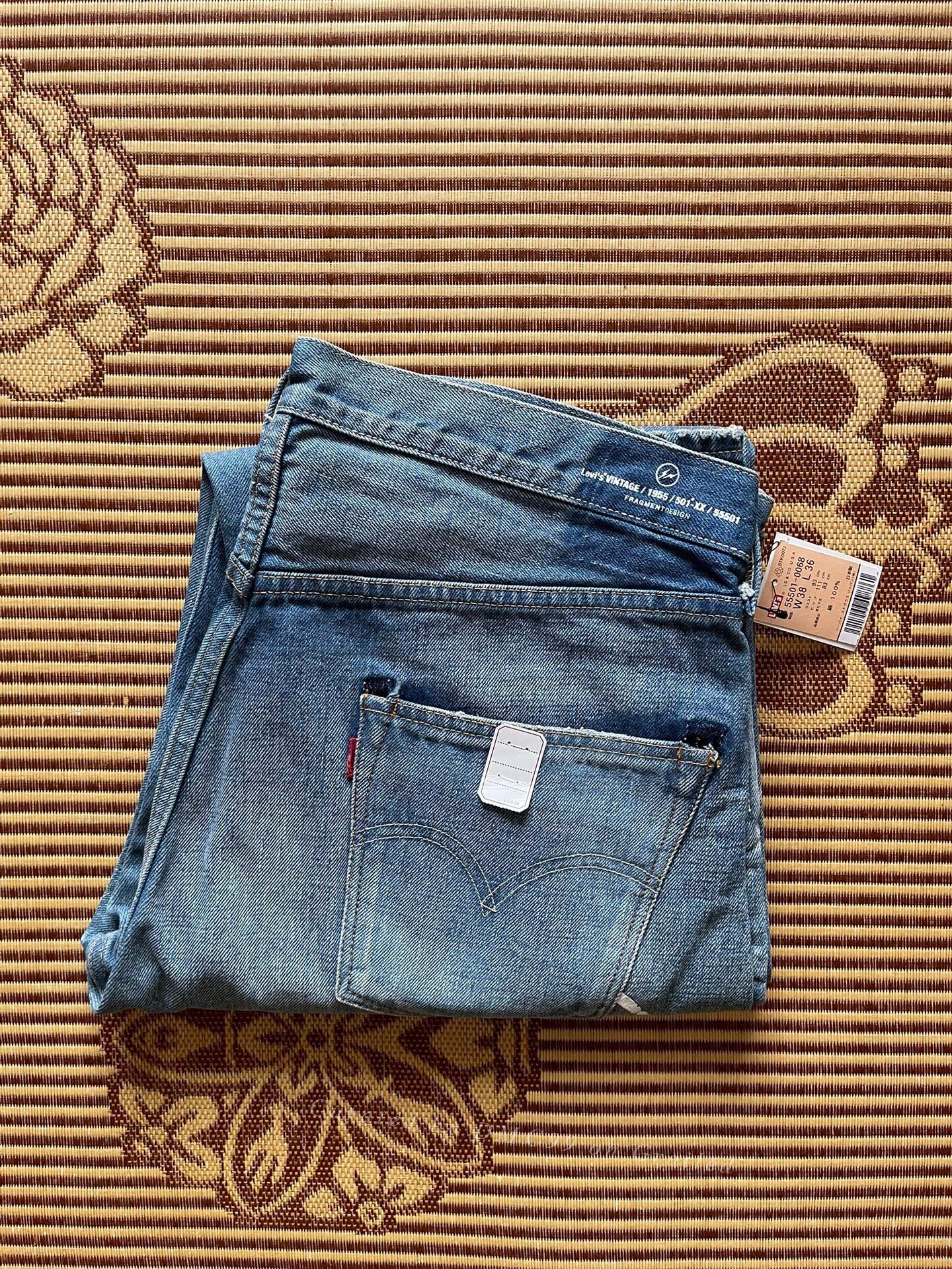 Levi's Vintage Clothing Levi's LVC 501XX 1955 Fragment Design Vintage Size US 39 - 1 Thumbnail