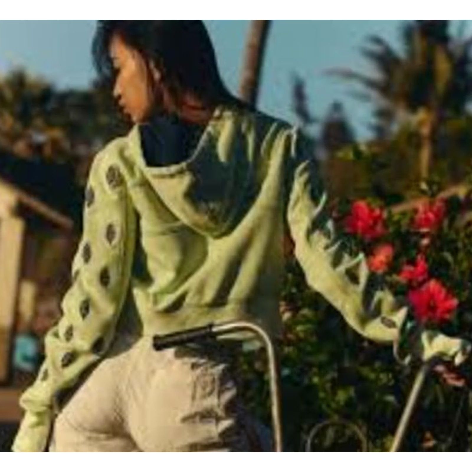Vintage FREE MOVEMENT Sweatshirt Hooded Green Cotton Blend Women's XL RUN OUT Size XL / US 12-14 / IT 48-50 - 2 Thumbnail