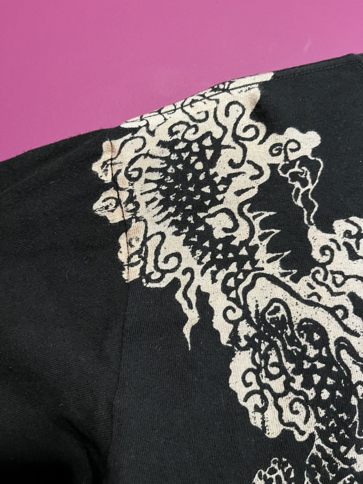 Japanese Brand × Vintage Dragon bleach tee Size US L / EU 52-54 / 3 - 7 Thumbnail