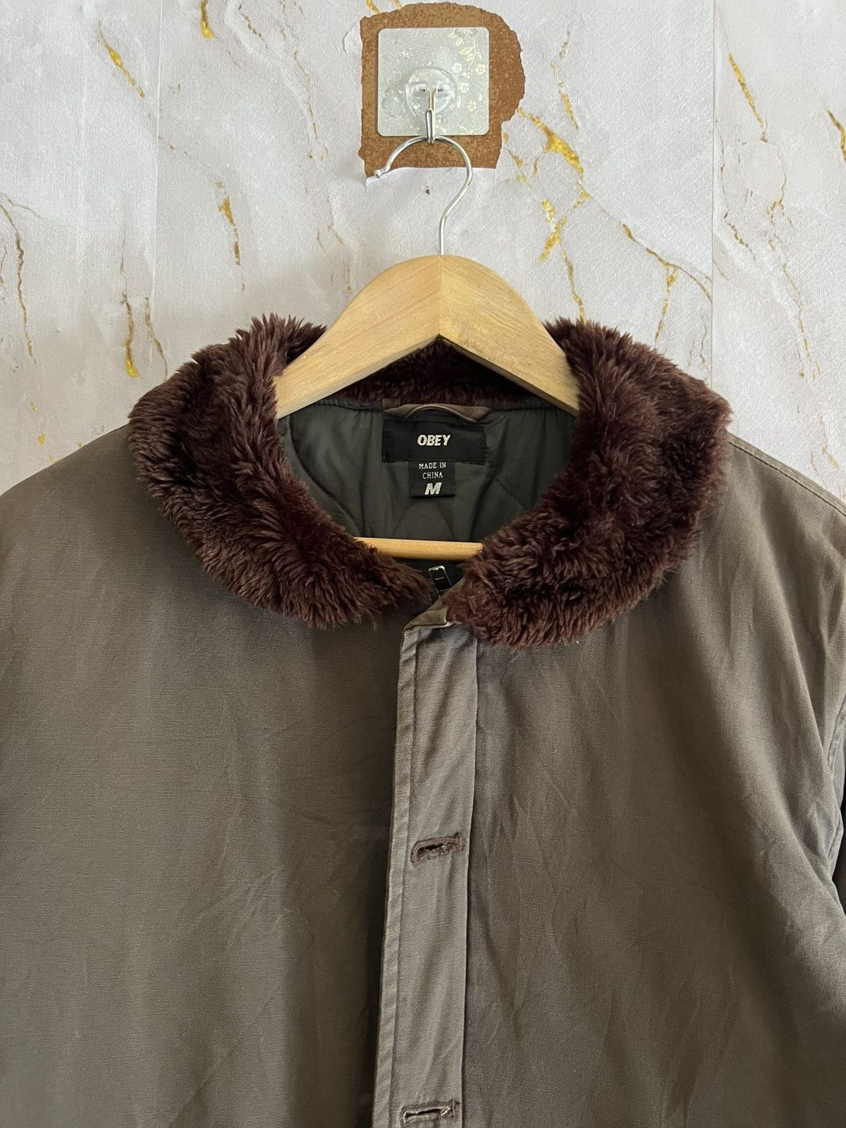 Obey Obey Workwear Jacket Duck Canvas Style Streetwear Size US M / EU 48-50 / 2 - 10 Thumbnail