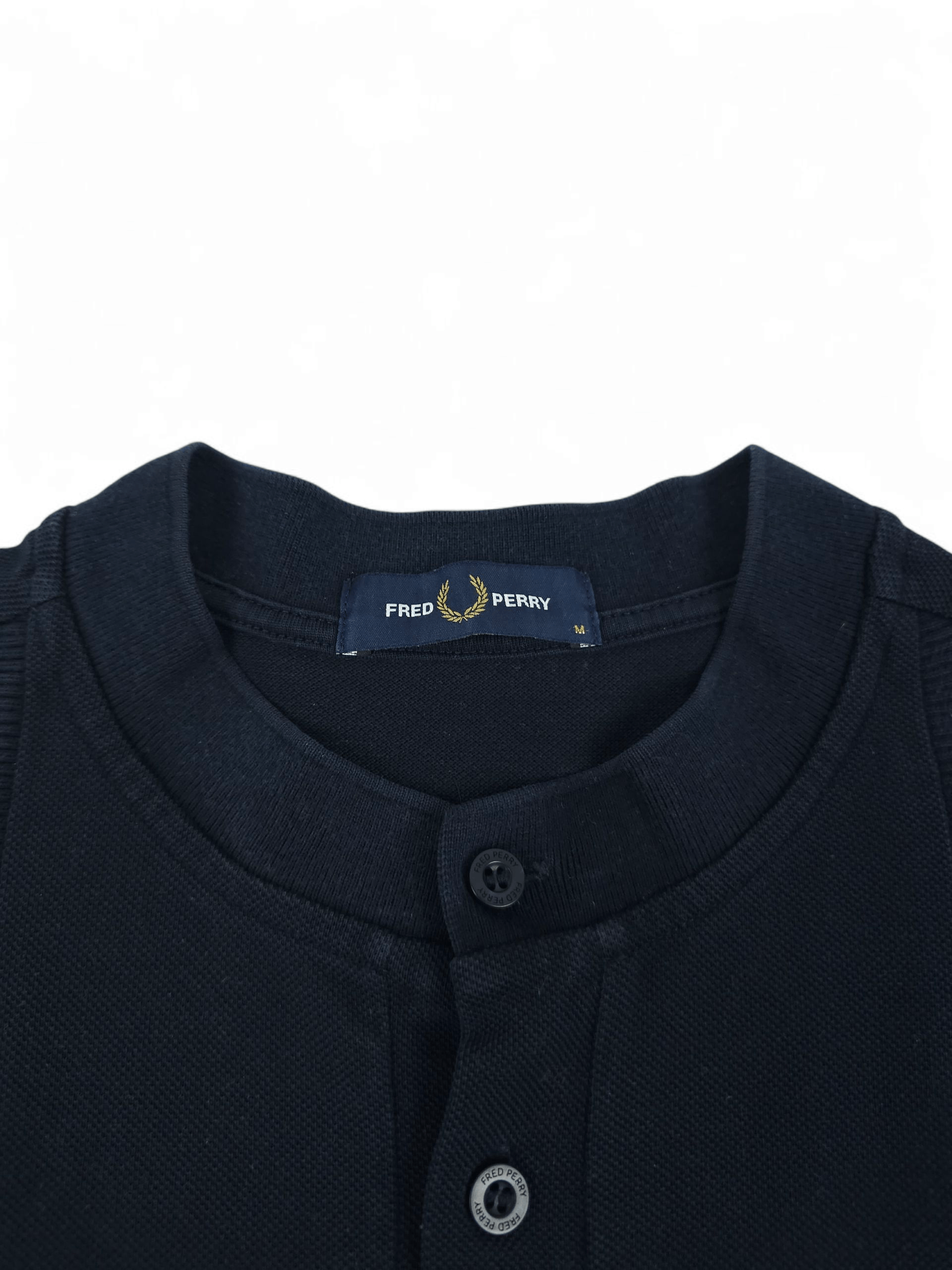 Fred Perry 💎 Fred Perry Casual Navy Button T-shirt Small Logo Basic Size US M / EU 48-50 / 2 - 4 Thumbnail