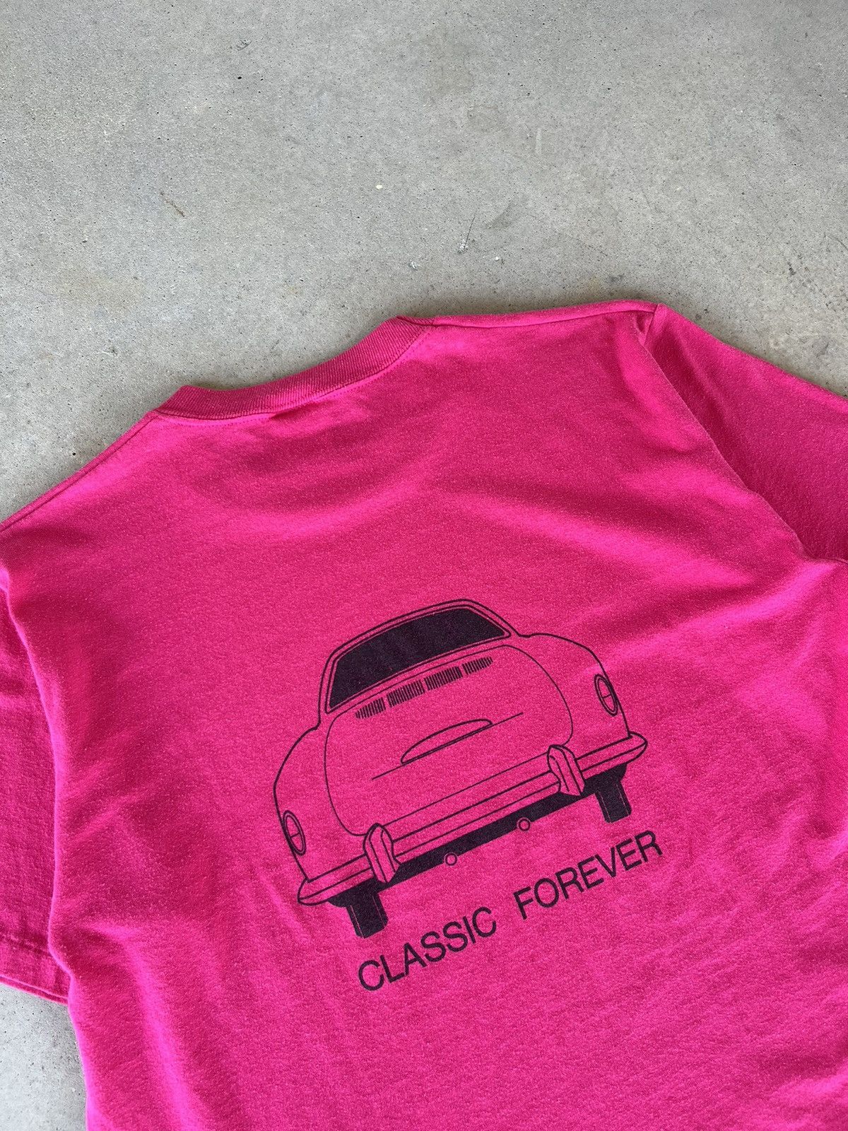Vintage Vintage 80s Volkswagen The Kharman Gia Car Promo Tee Size US L / EU 52-54 / 3 - 4 Thumbnail