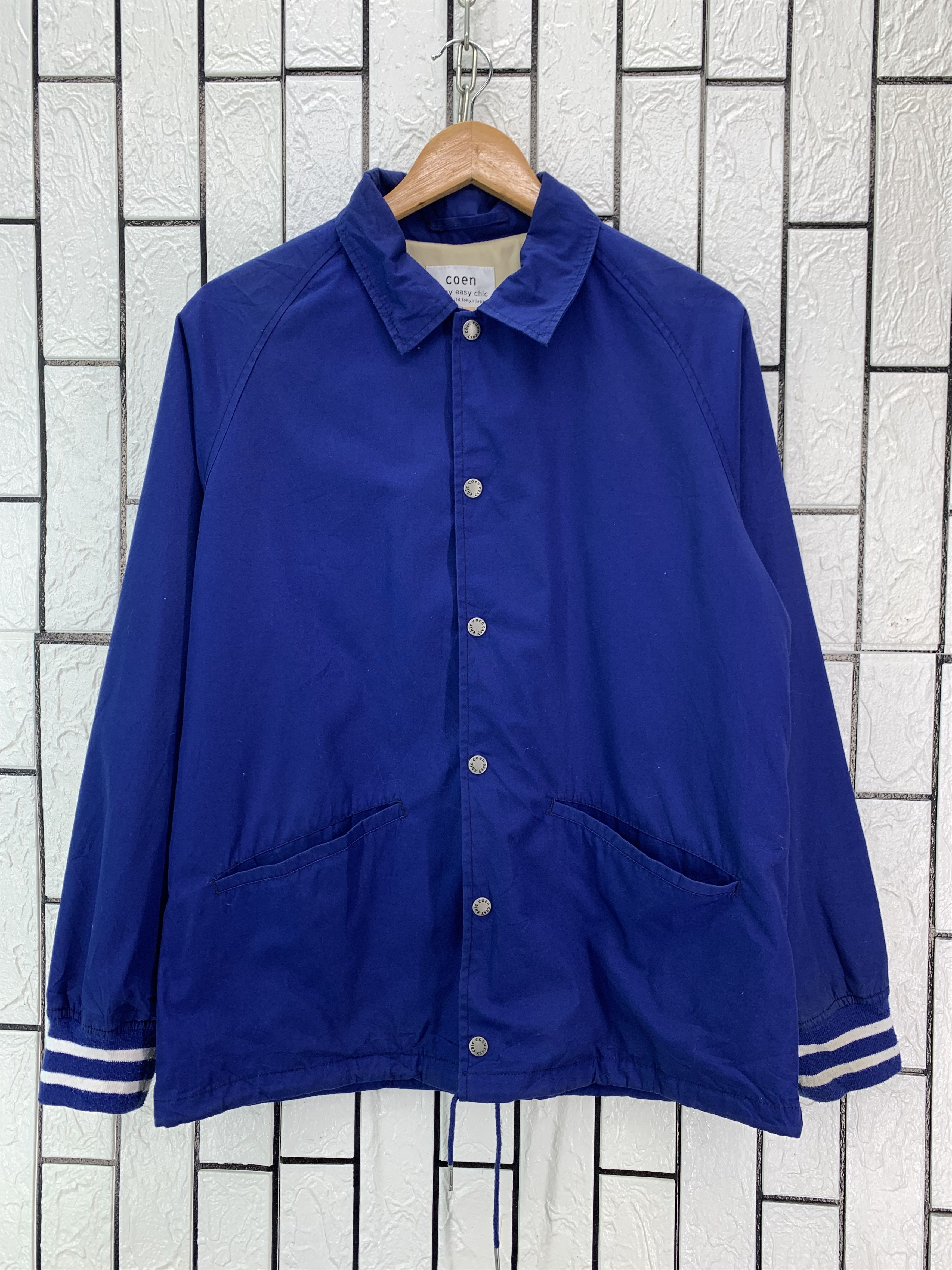 Japanese Brand Coen Varsity Cotton Jacket Size US M / EU 48-50 / 2 - 1 Thumbnail
