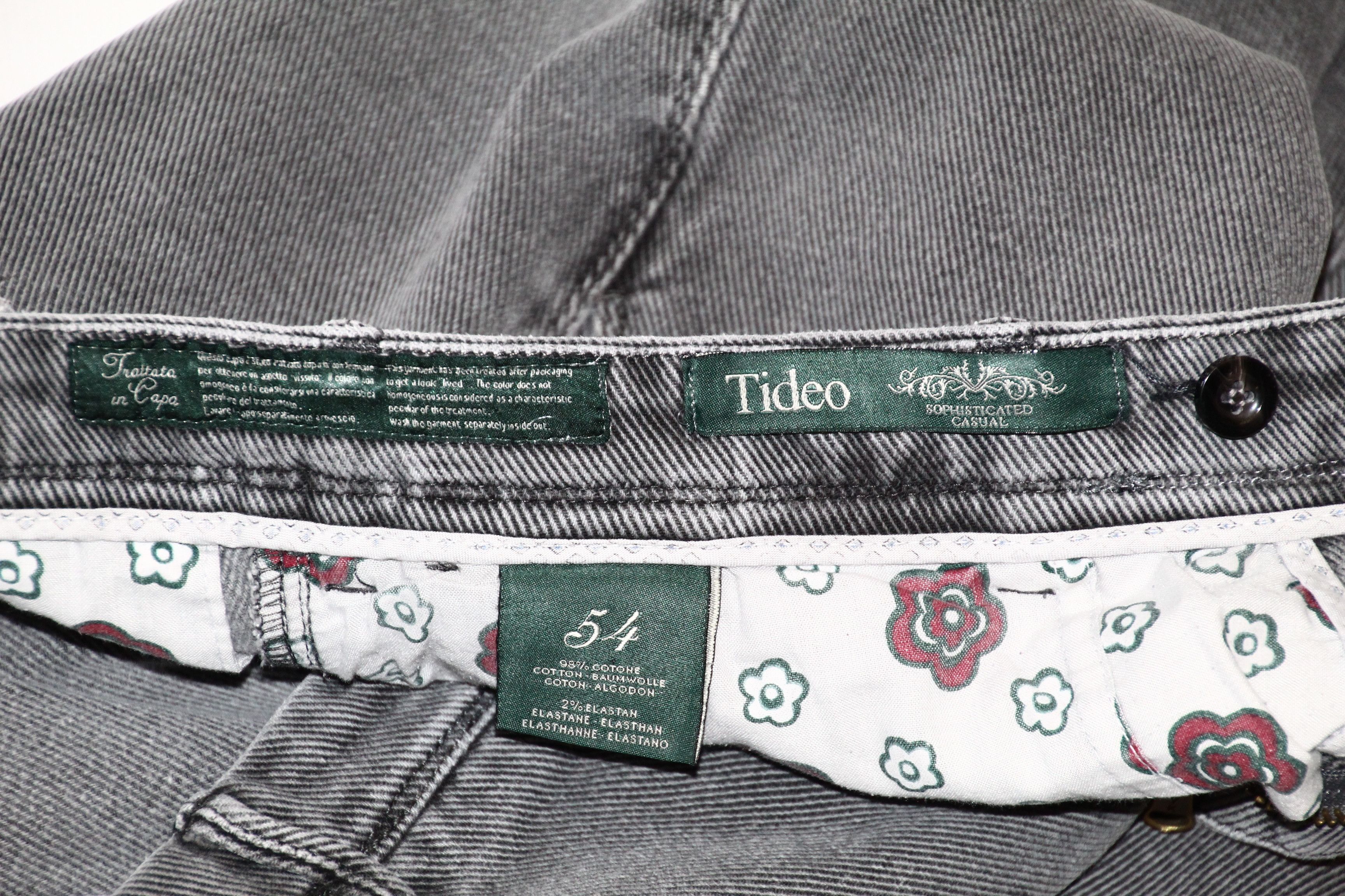 L.B.M. 1911 Molfetta Tideo Retro WashTwill Denim Stretch Cotton Pants Size US 38 / EU 54 - 9 Thumbnail