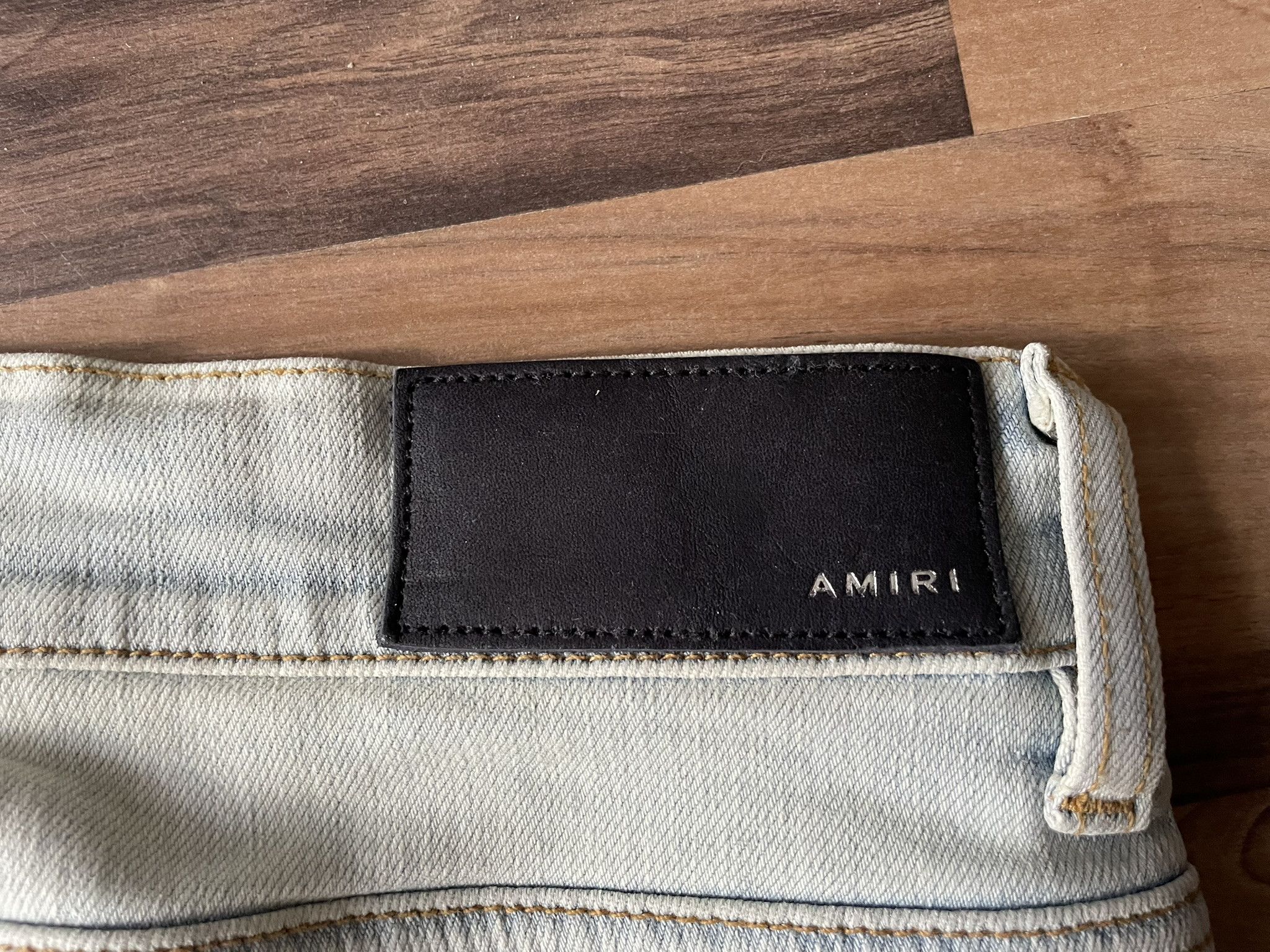 Amiri Amiri Light Indigo Skinny Denim Size US 33 - 12 Thumbnail