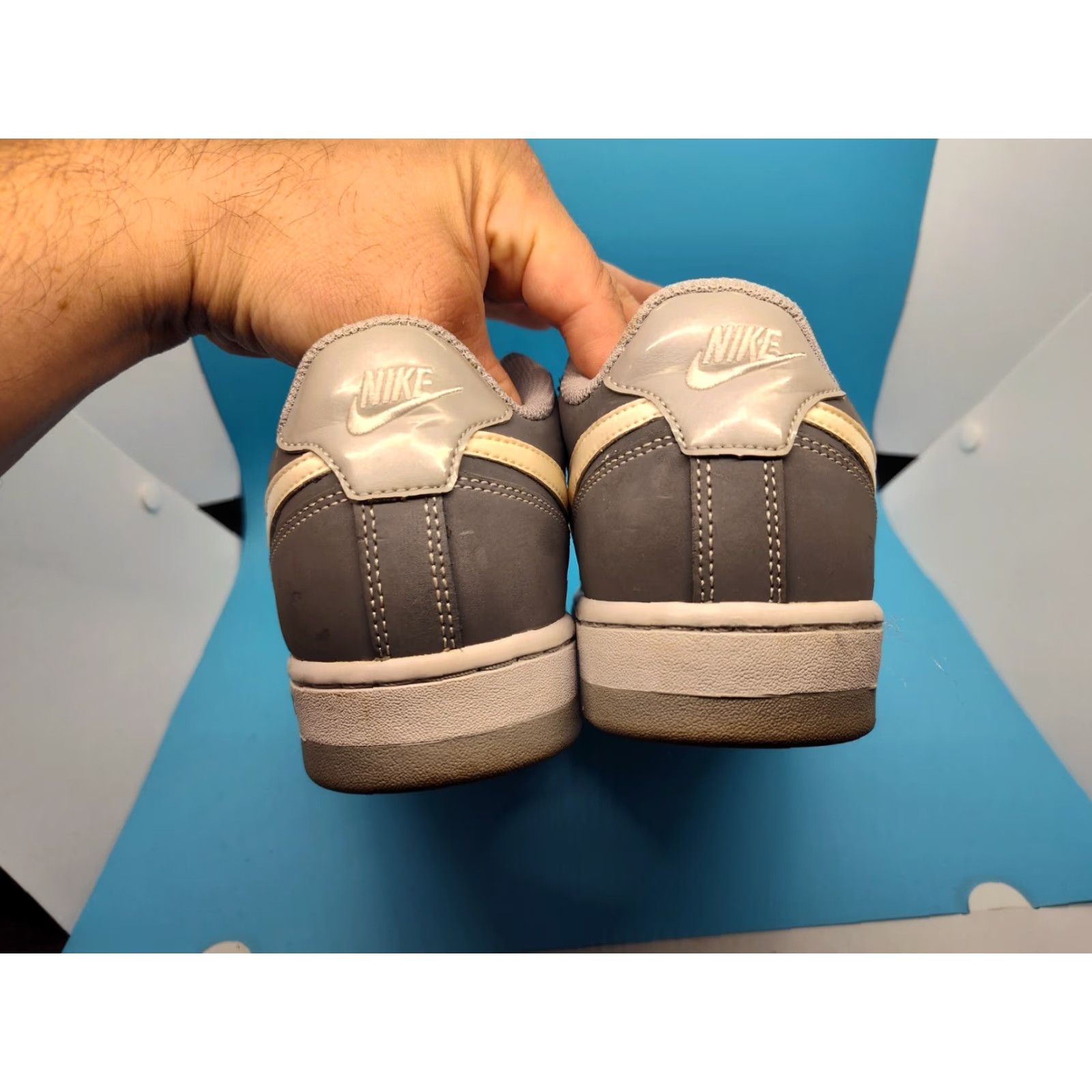 Nike Nike Air Prestige III 386114-013 Mens Low Top Sneakers Shoes Size 8 Gray 2010 Size US M / EU 48-50 / 2 - 7 Thumbnail