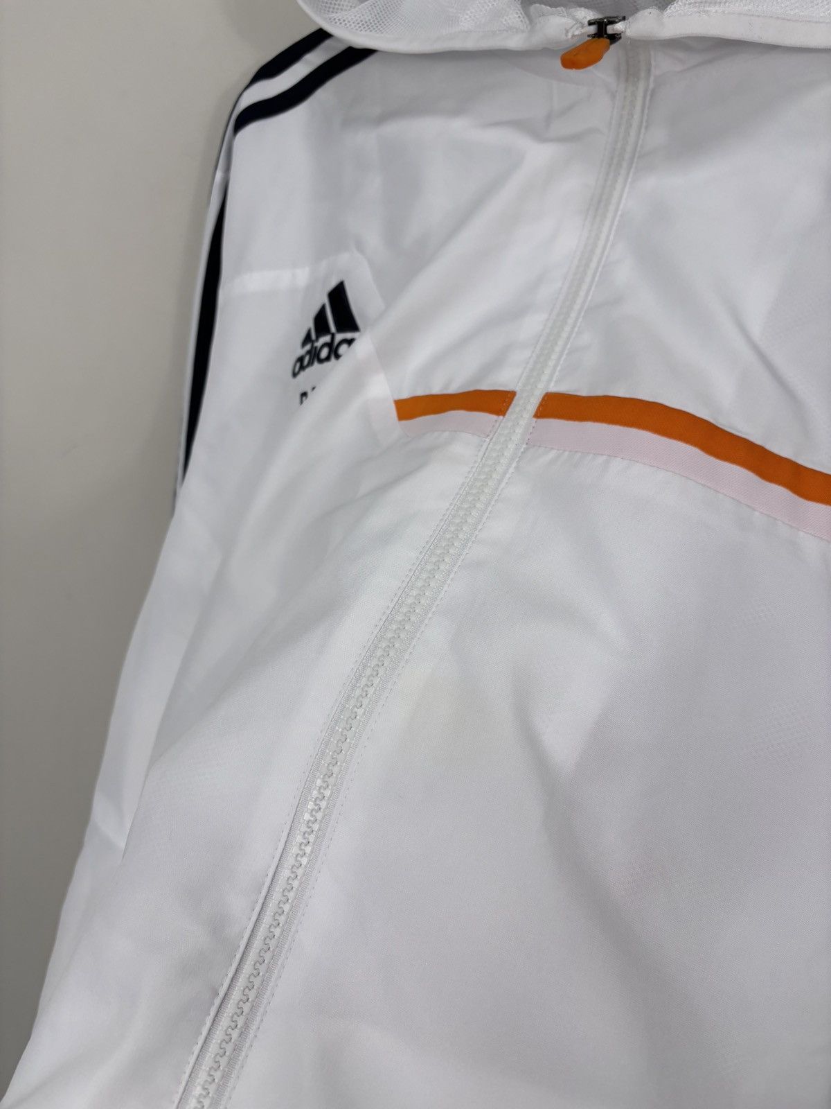 Adidas Adidas Real Madrid 2013/2014 Soccer Hooded Track Jacket Size US L / EU 52-54 / 3 - 10 Thumbnail