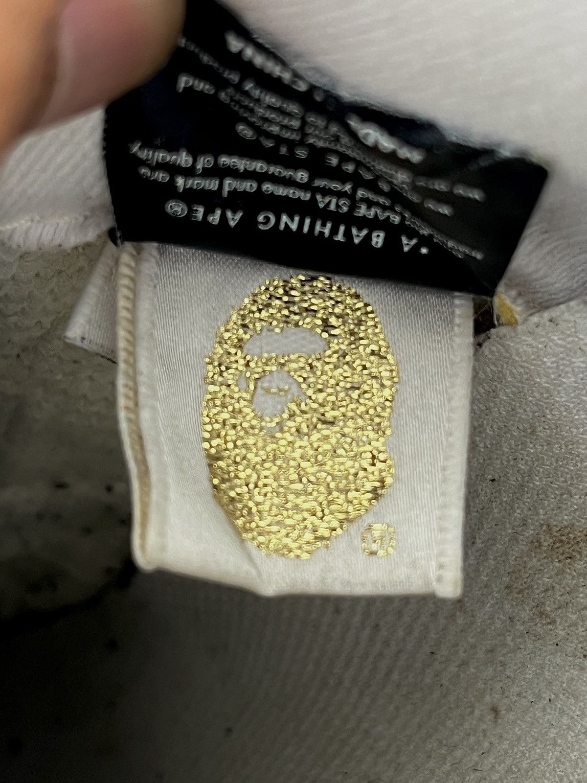 Bape ‘09 Check Print Bapesta Size US 10 / EU 43 - 12 Thumbnail
