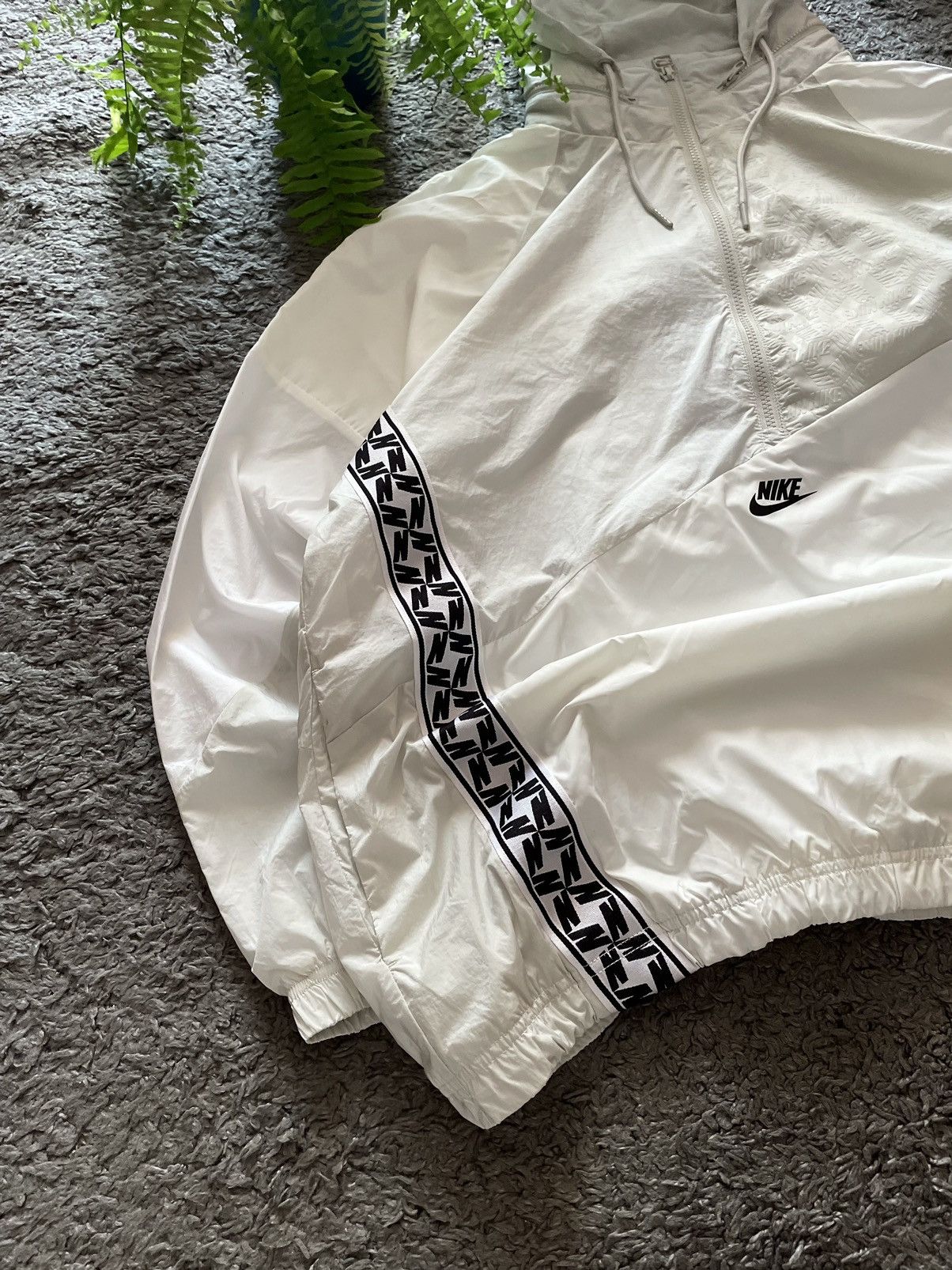 Nike × Vintage Nike Anorak Light Jacket Streetwear Oversize Big Logo Rare Size US L / EU 52-54 / 3 - 16 Thumbnail