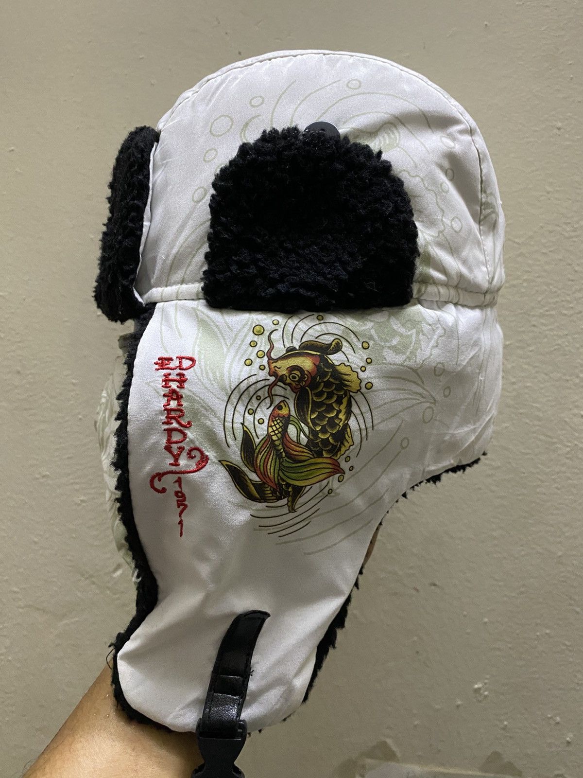 Ed Hardy Rare Ed Hardy Winter Trapper Ushanka Y2K Vintage Size ONE SIZE - 4 Thumbnail