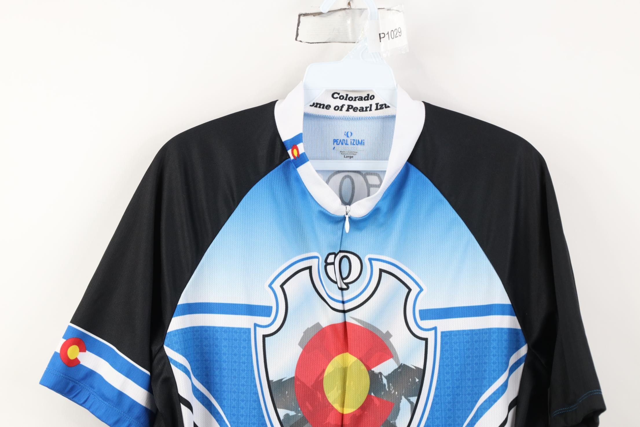 PEARL iZUMi Vintage Pearl Izumi All Over Print Bicycle Cycling Jersey Size US L / EU 52-54 / 3 - 2 Thumbnail