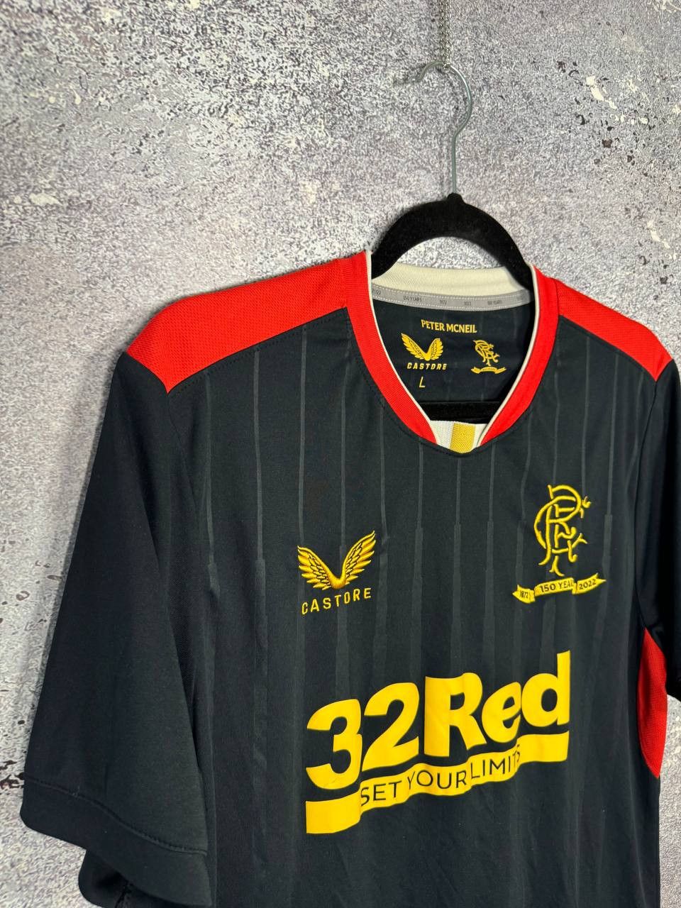 Castore × Vintage Vintage Rangers FC 2021/22 Away Castore Soccer Jersey Size US L / EU 52-54 / 3 - 5 Thumbnail