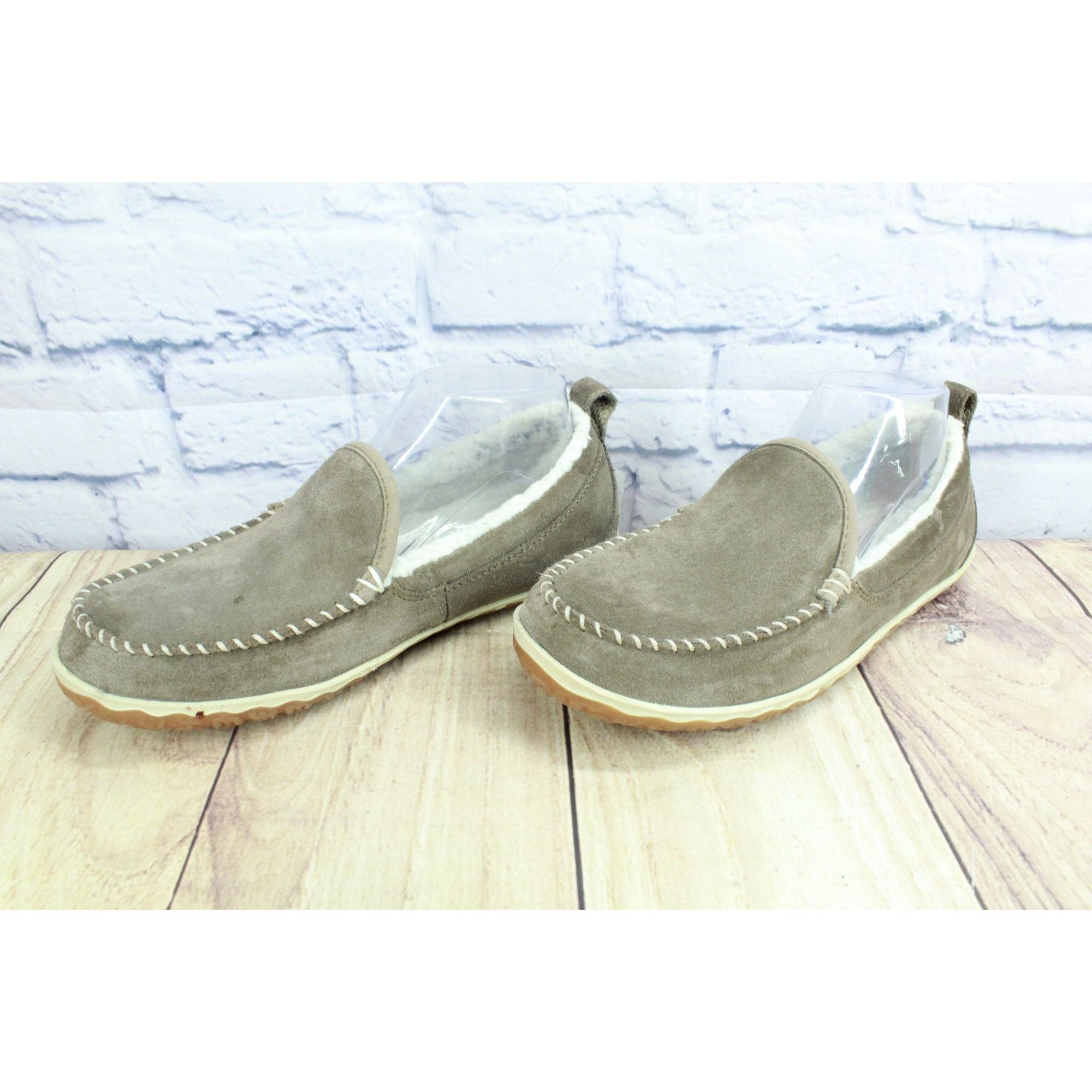 L.L. Bean LL Bean Dark Cement Fleece Lined Mountain Moccasins Size US 8 / IT 38 - 3 Thumbnail