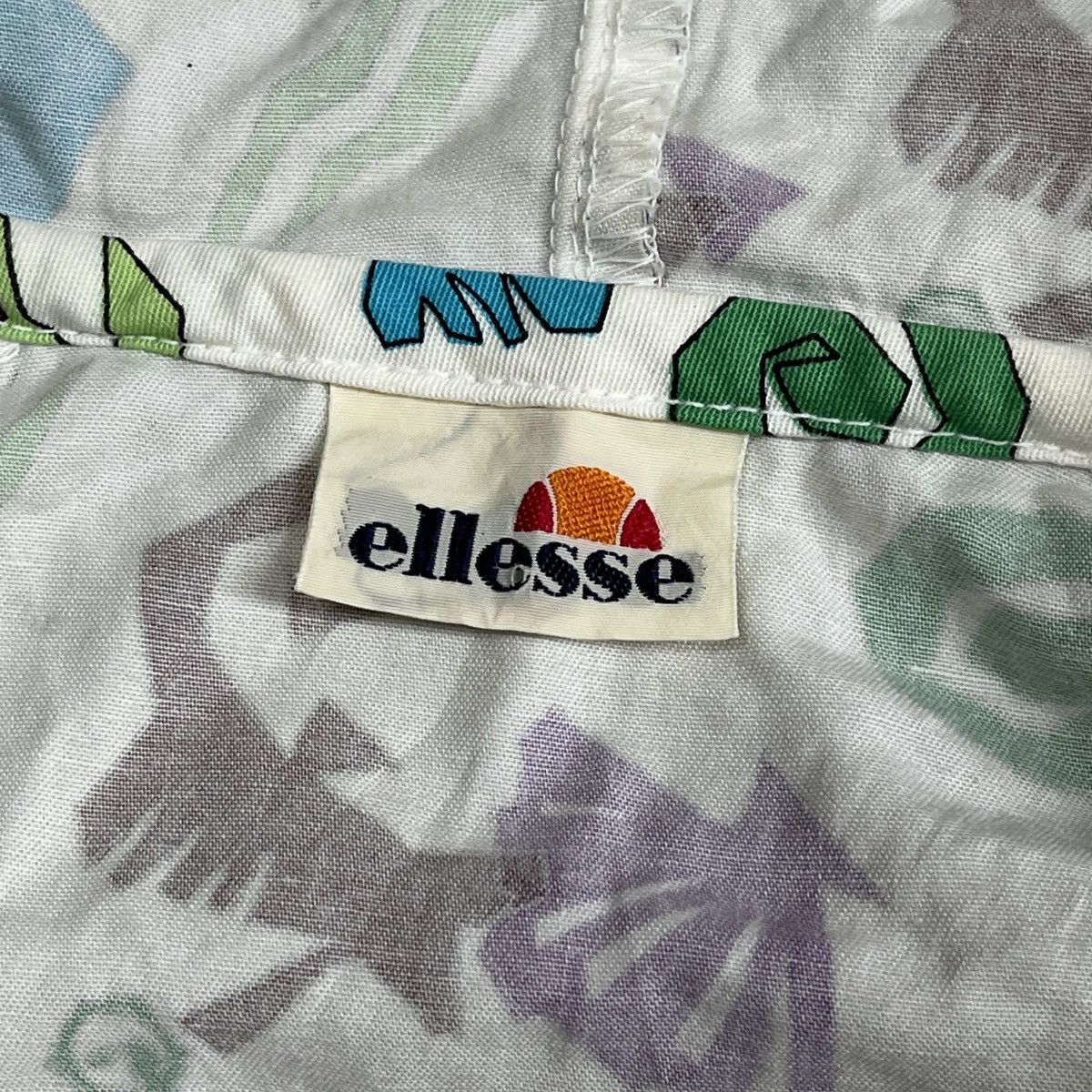 Ellesse × Vintage Vintage Ellesse Over Printed Hoodie Size M / US 6-8 / IT 42-44 - 12 Thumbnail