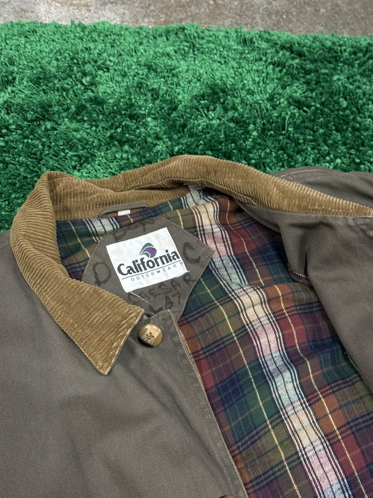 Vintage Vintage Heavy Conoco Barn Coffee Flannel Jacket Coat XL 90s Size US XL / EU 56 / 4 - 3 Thumbnail
