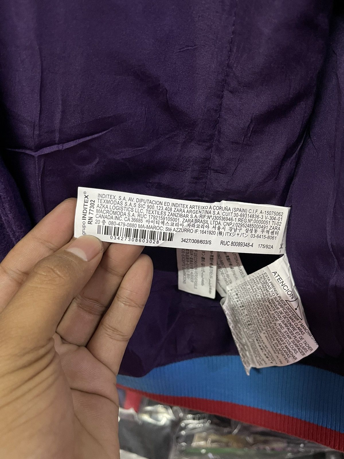 Zara Zara Varsity Jacket " Exploring The Absence"🔥🔥🔥 Size US S / EU 44-46 / 1 - 7 Thumbnail