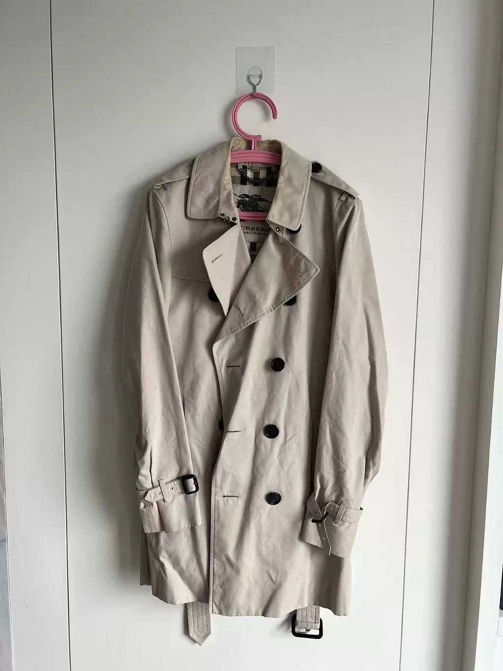 Burberry Burberry Double-Breasted Trench Coat in Beige Size US S / EU 44-46 / 1 - 1 Thumbnail