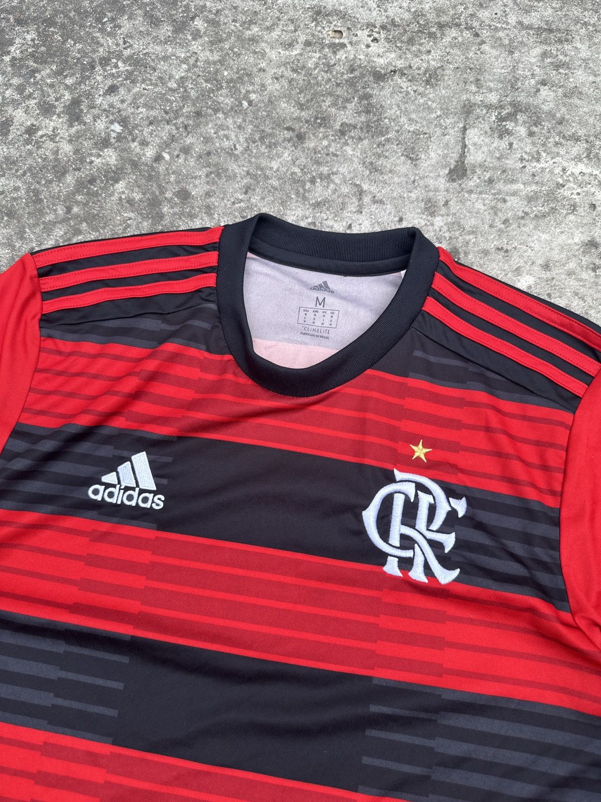 Adidas Vintage Adidas Flamengo Soccer Jersey Blokecore Style M 2018 Size US M / EU 48-50 / 2 - 2 Thumbnail