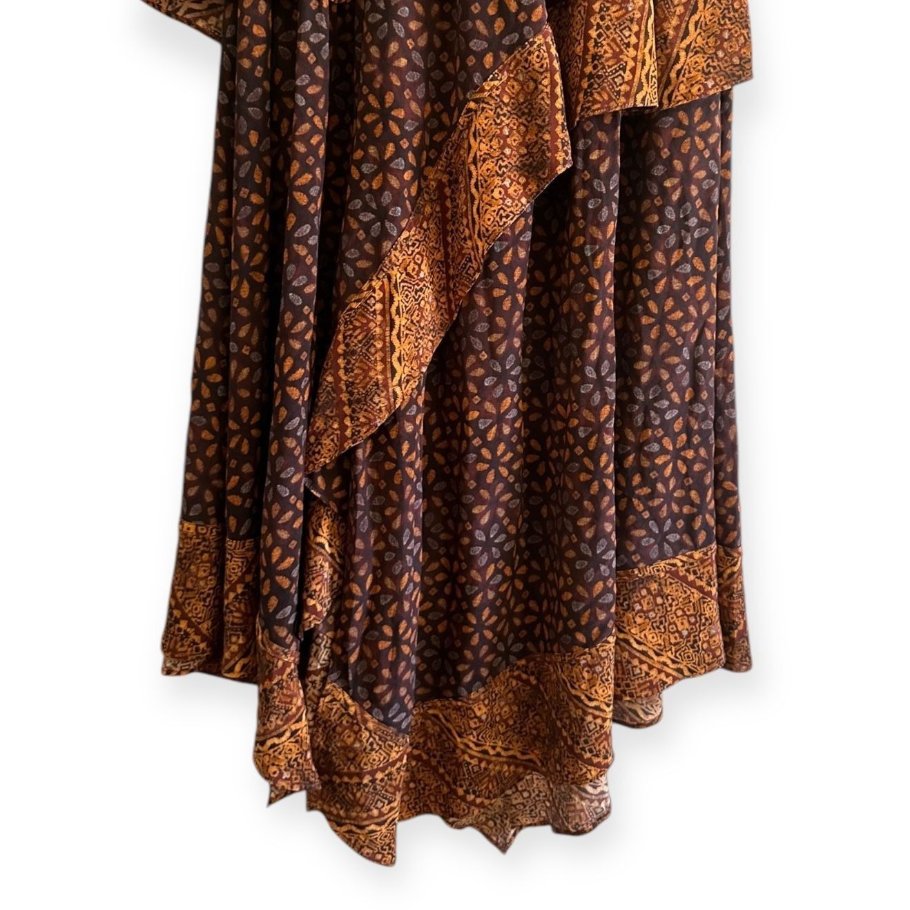 Ulla Johnson Ulla Johnson Silk Omila Skirt in Agate, Size 2, Brown burgu Size 26" / US 2 / IT 38 - 12 Thumbnail
