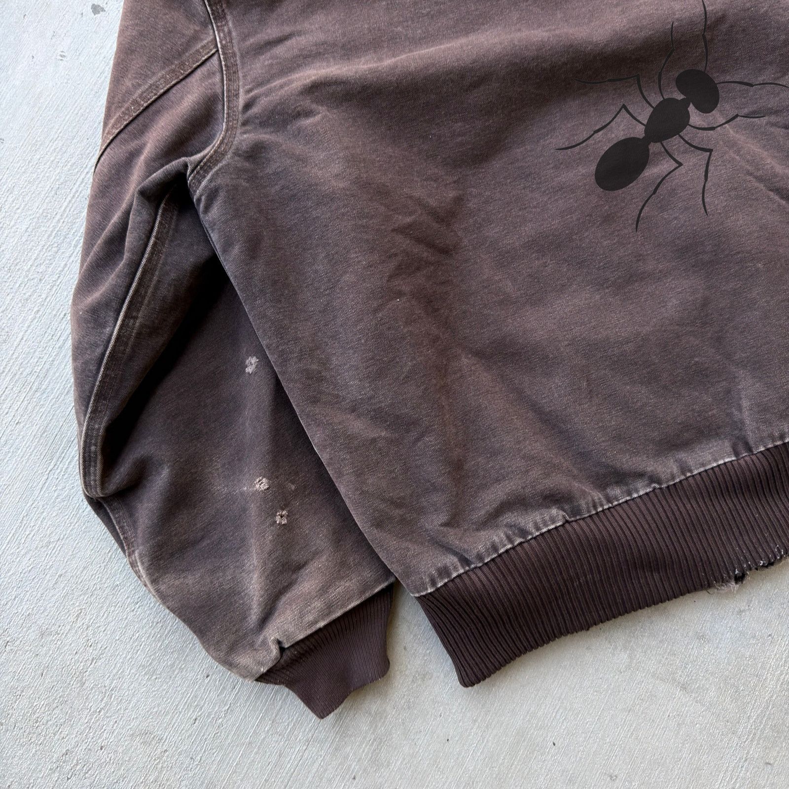 Carhartt × Vintage Carhartt J130 DKB brown hooded work wear jacket Size US M / EU 48-50 / 2 - 7 Thumbnail