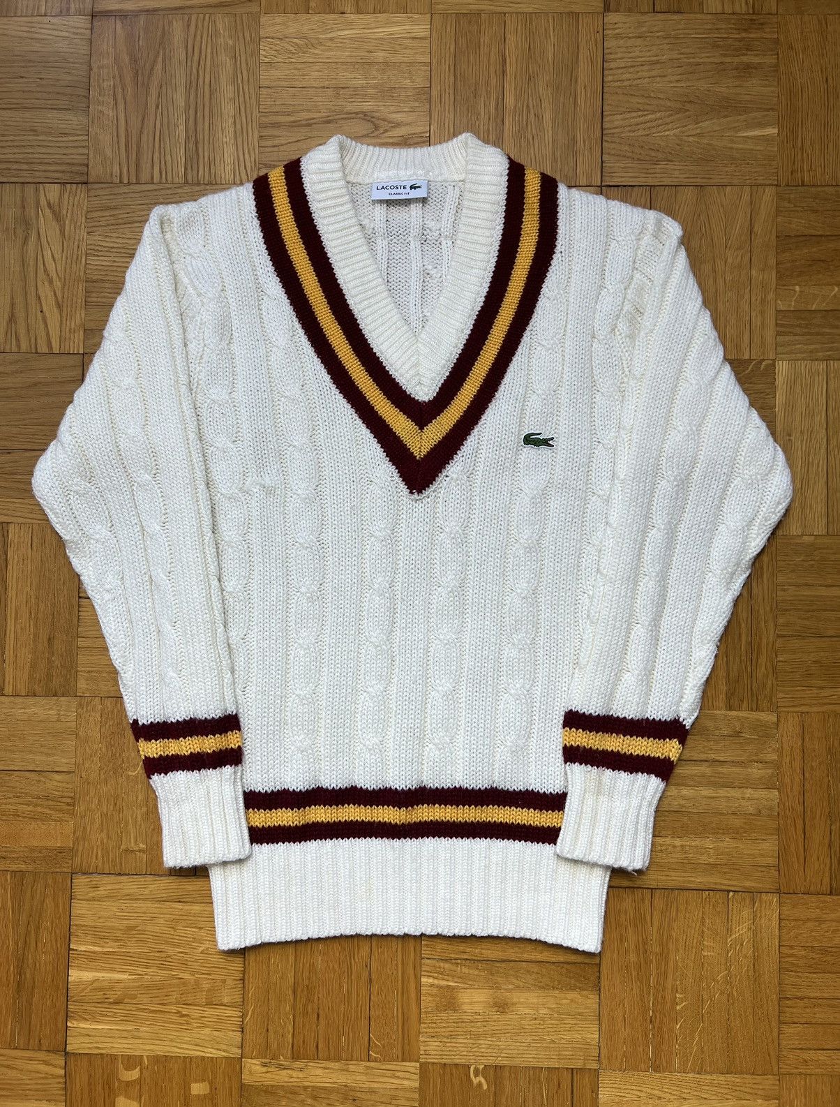 Lacoste Unisex Braid Sweater Lacoste Small Logo Size US S / EU 44-46 / 1 - 2 Thumbnail