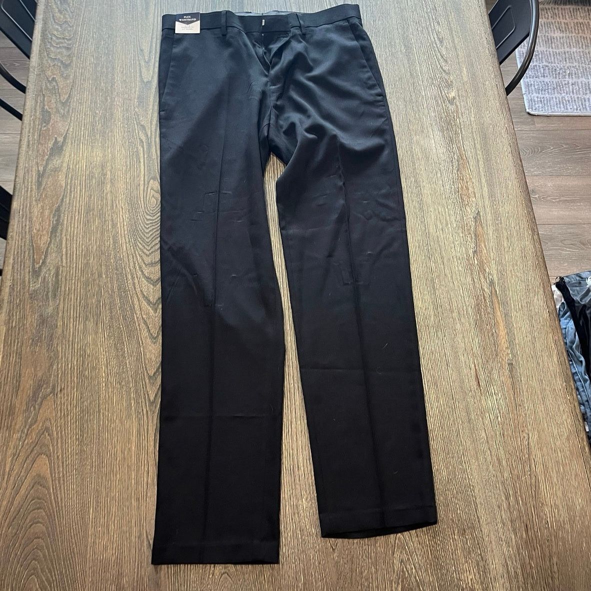 Haggar NWT Haggar Mens Dress Pants Straight Fit Black Sz 32x32 Size US 32 / EU 48 - 1 Thumbnail